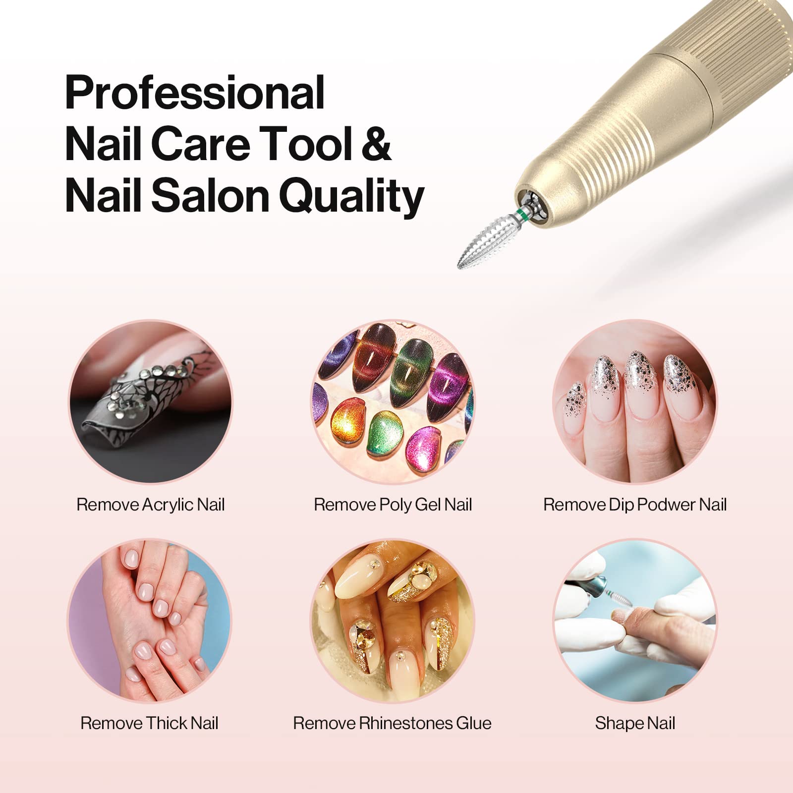 Tornado Multi-function Tungsten Carbide Nail Drill Bit