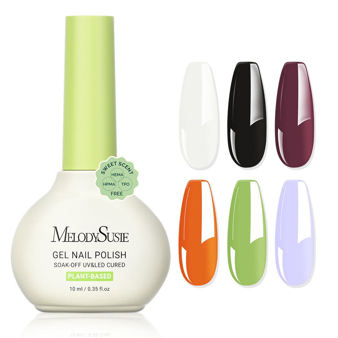 Sweet Scent HEMA-Free & HPMA-Free & TPO-Free Plant-Based Gel Nail Polish Set