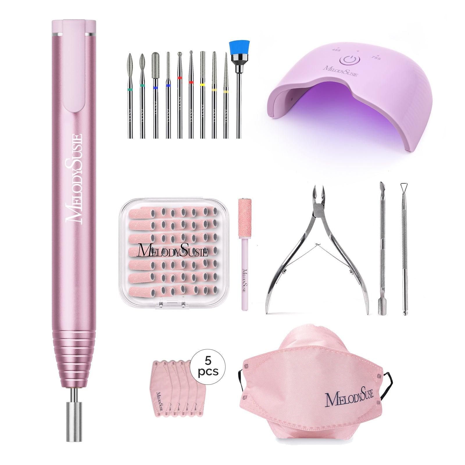 PocketNail PC100GR/PC100G Pen-Shaped Innovative Portable Rechargeable Nail Drill 20,000RPM