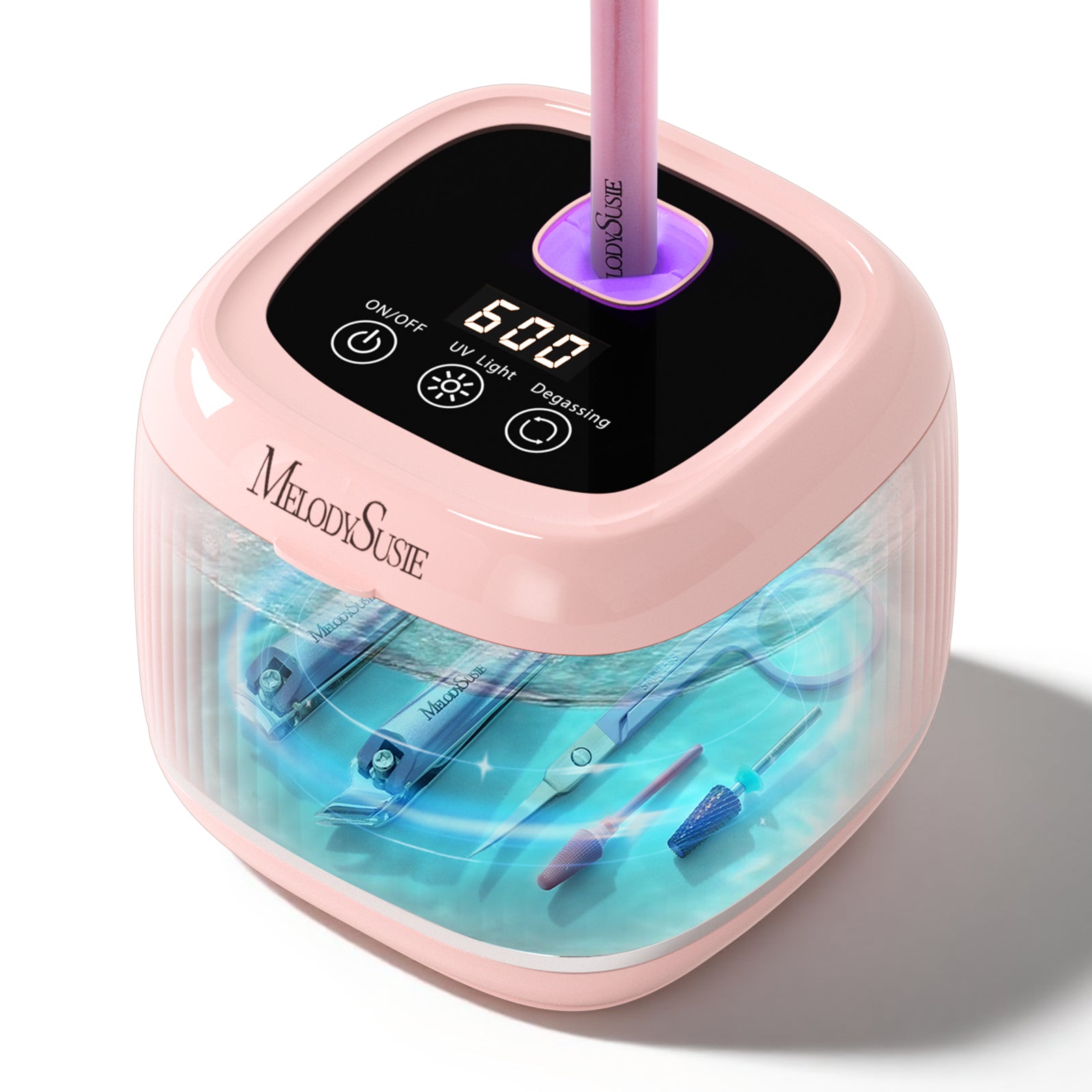 2 in 1 Ultrasonic Cleaner Machine for Manicure