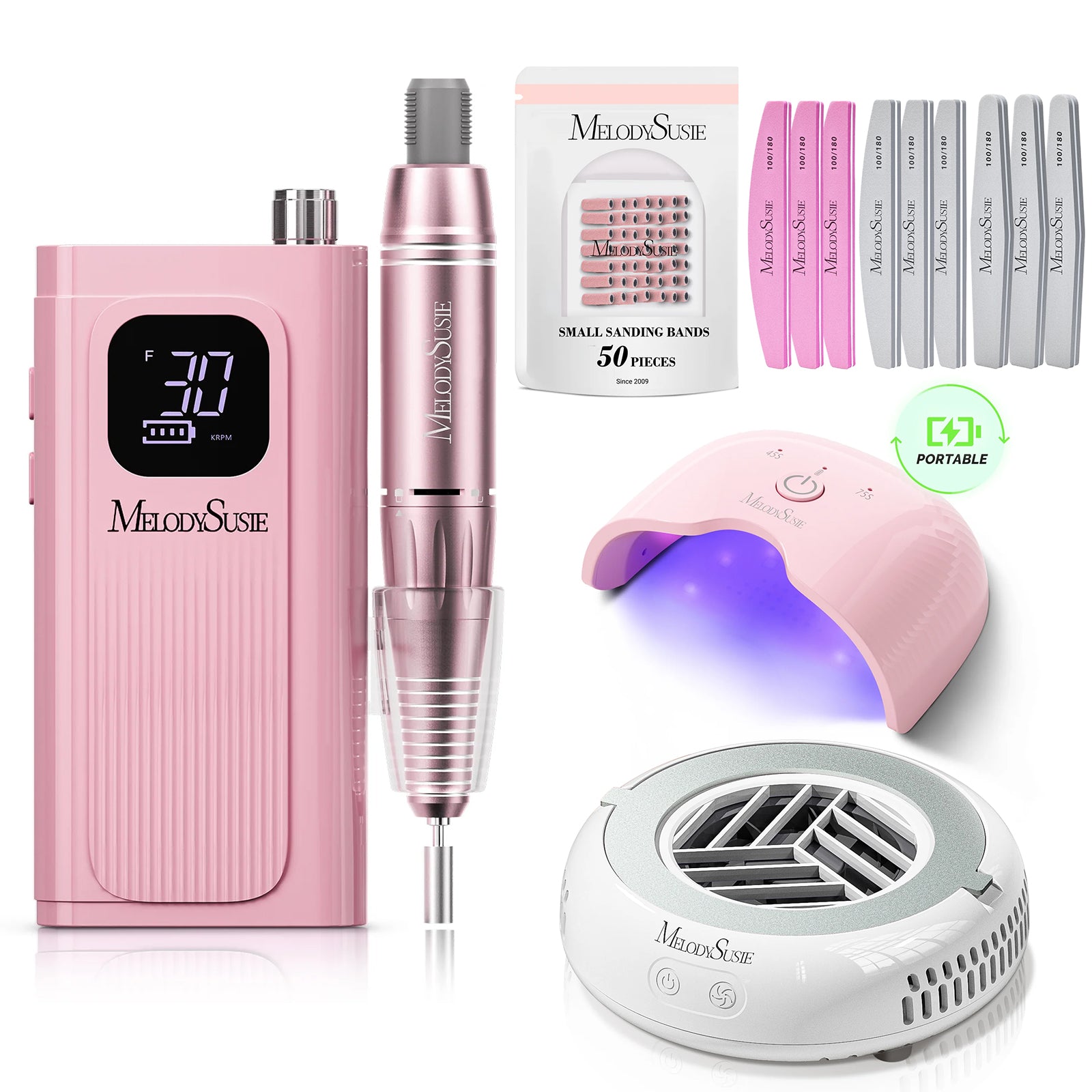 SC300E Clip-On Rechargeable Nail Drill 30,000RPM