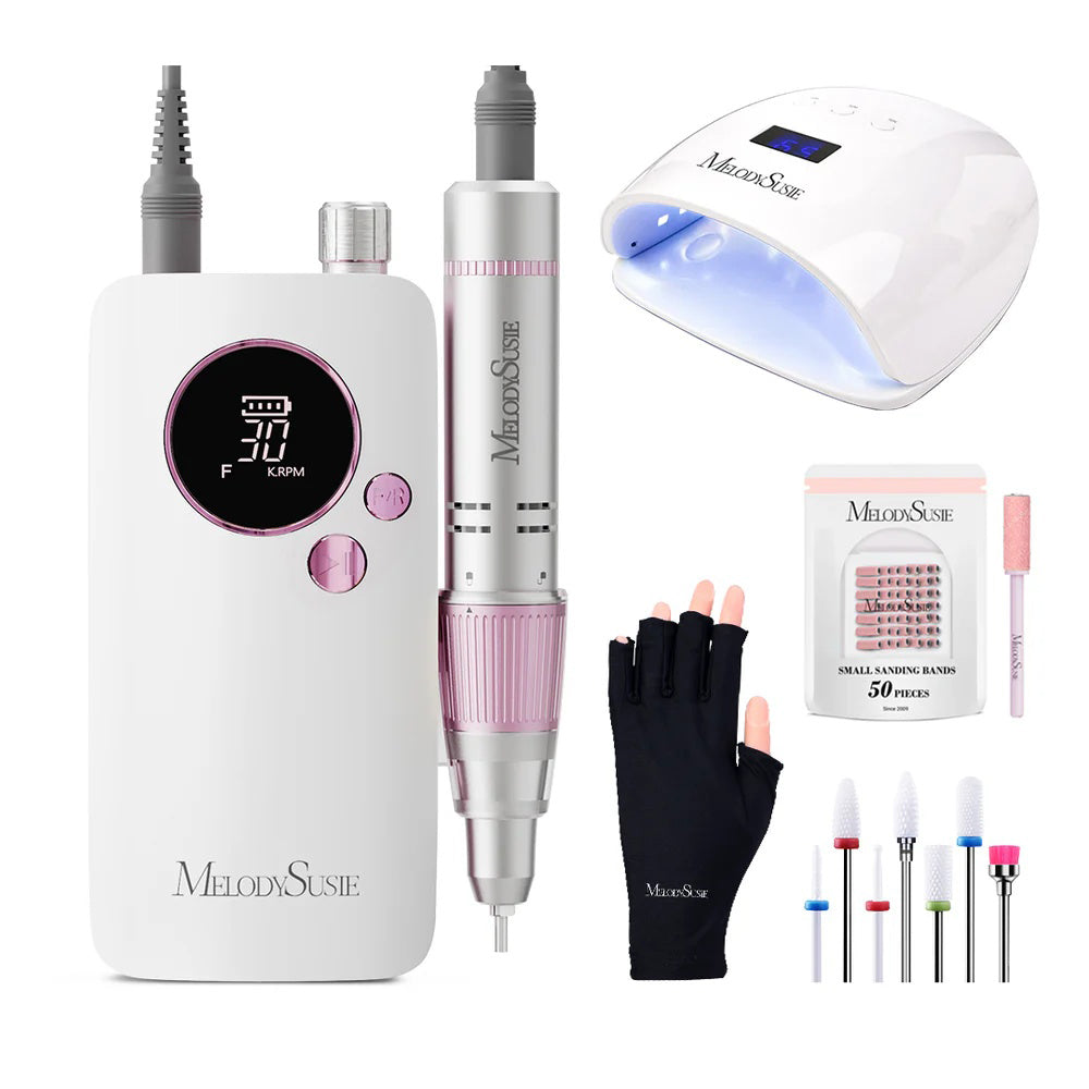 Manicure Beginner SC320F Nail Drill Kit - Rose Gold