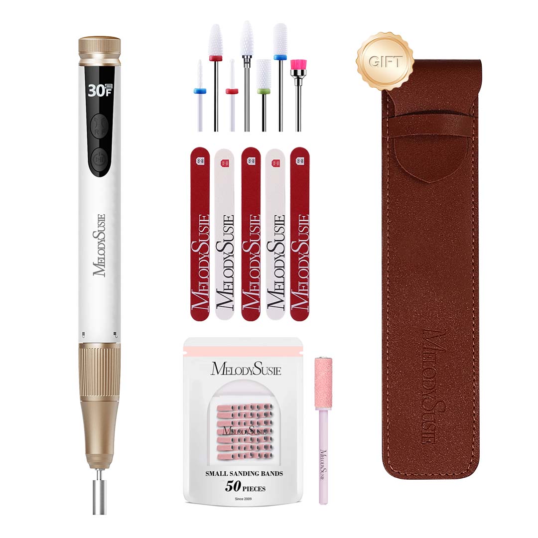 SM180F Portable & Stepless Speed Rechargeable Nail Drill 30000RPM