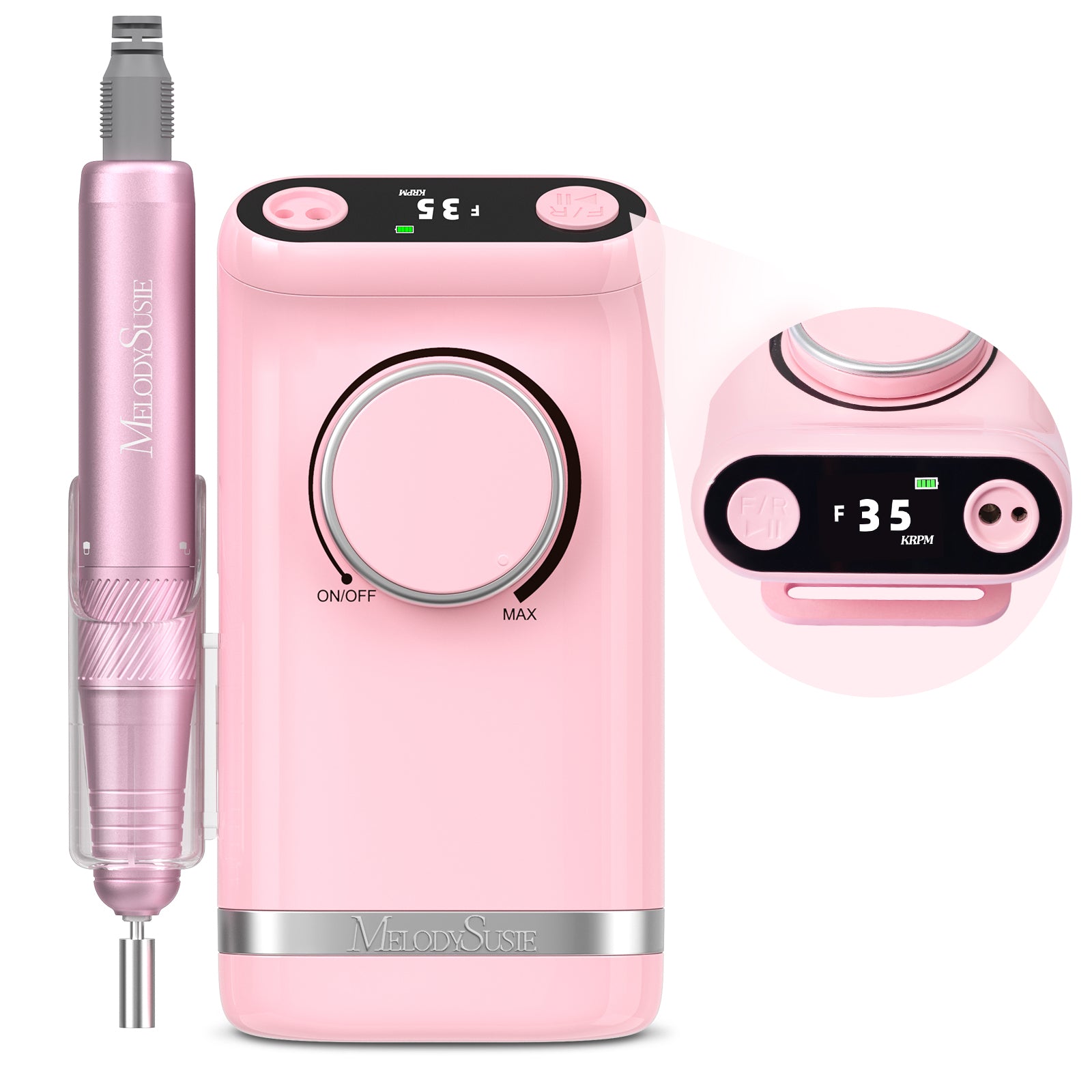 SM320G Rechargeable 35000RPM Nail Drill Gift Box