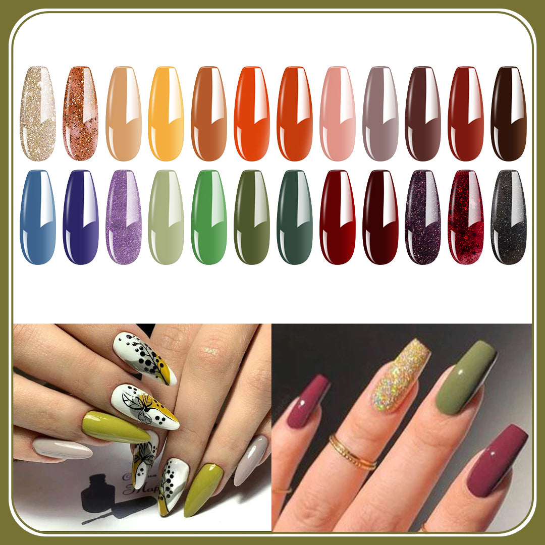 Fall 24+4 Gel Nail Polish Kit