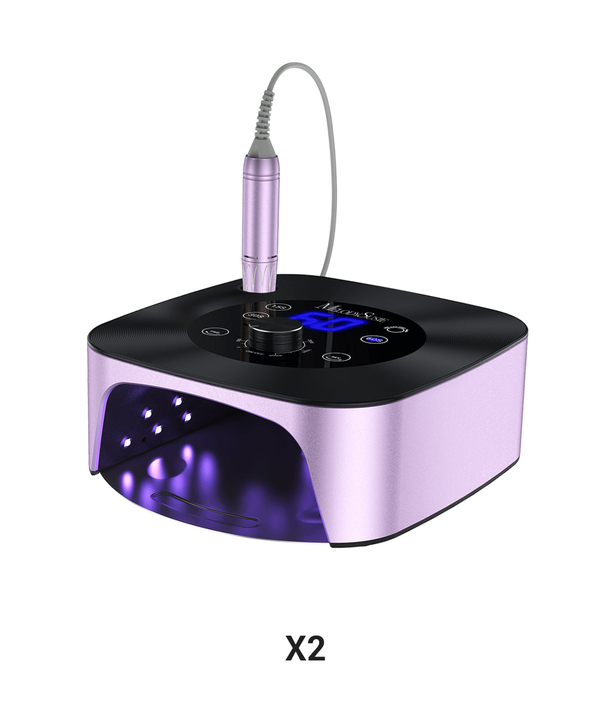 X2 Nail Drill with Nail Lamp 30000 RPM