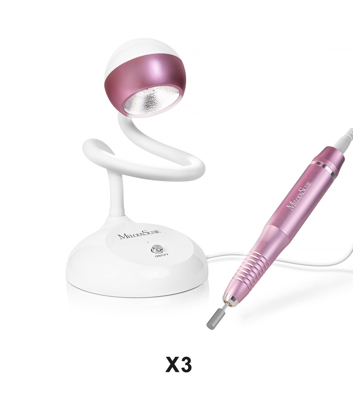 X3 Nail Drill with Nail Art Lamp 20000 RPM