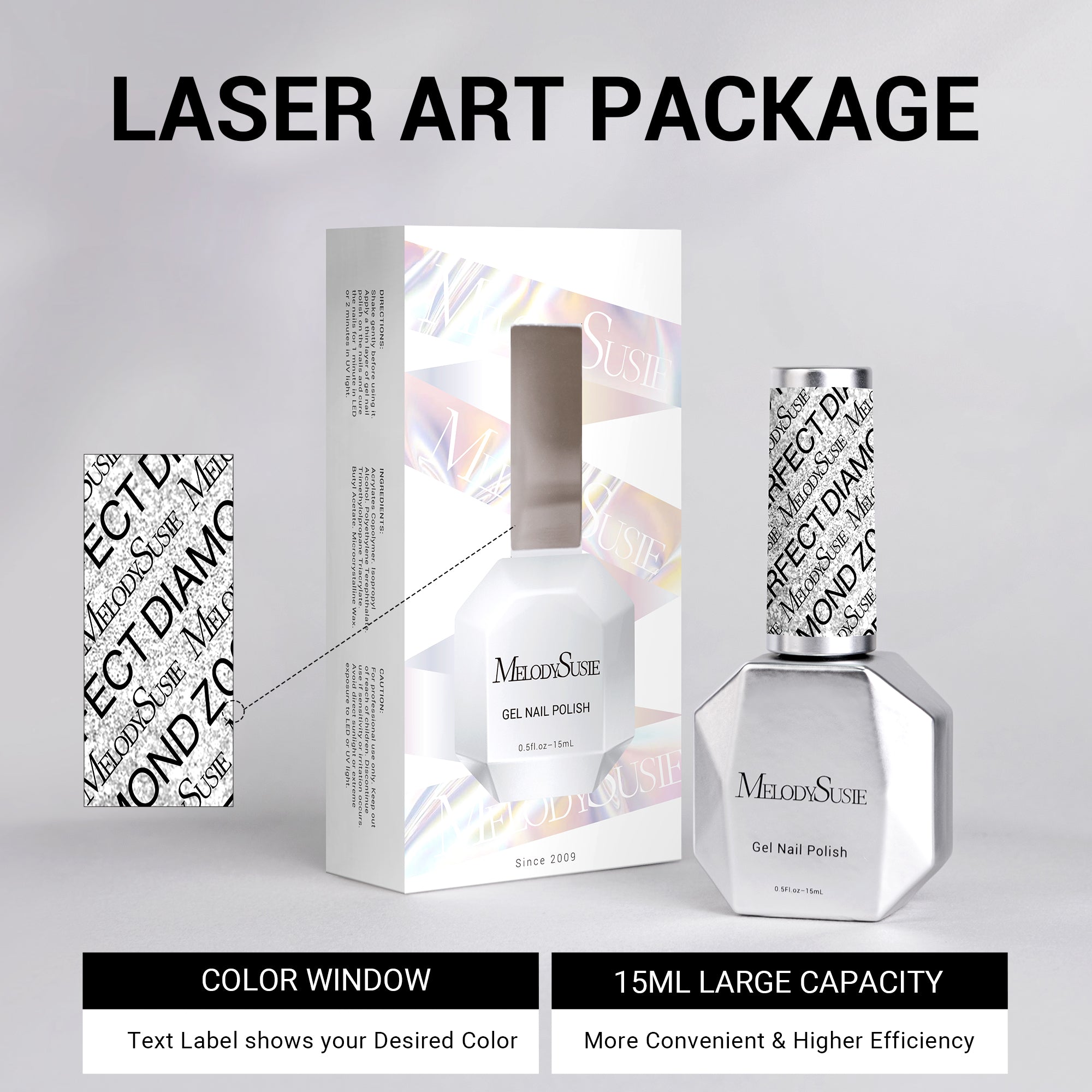 Z054 Starry White - TPO-Free Thick Gel Nail Polish(15ml)