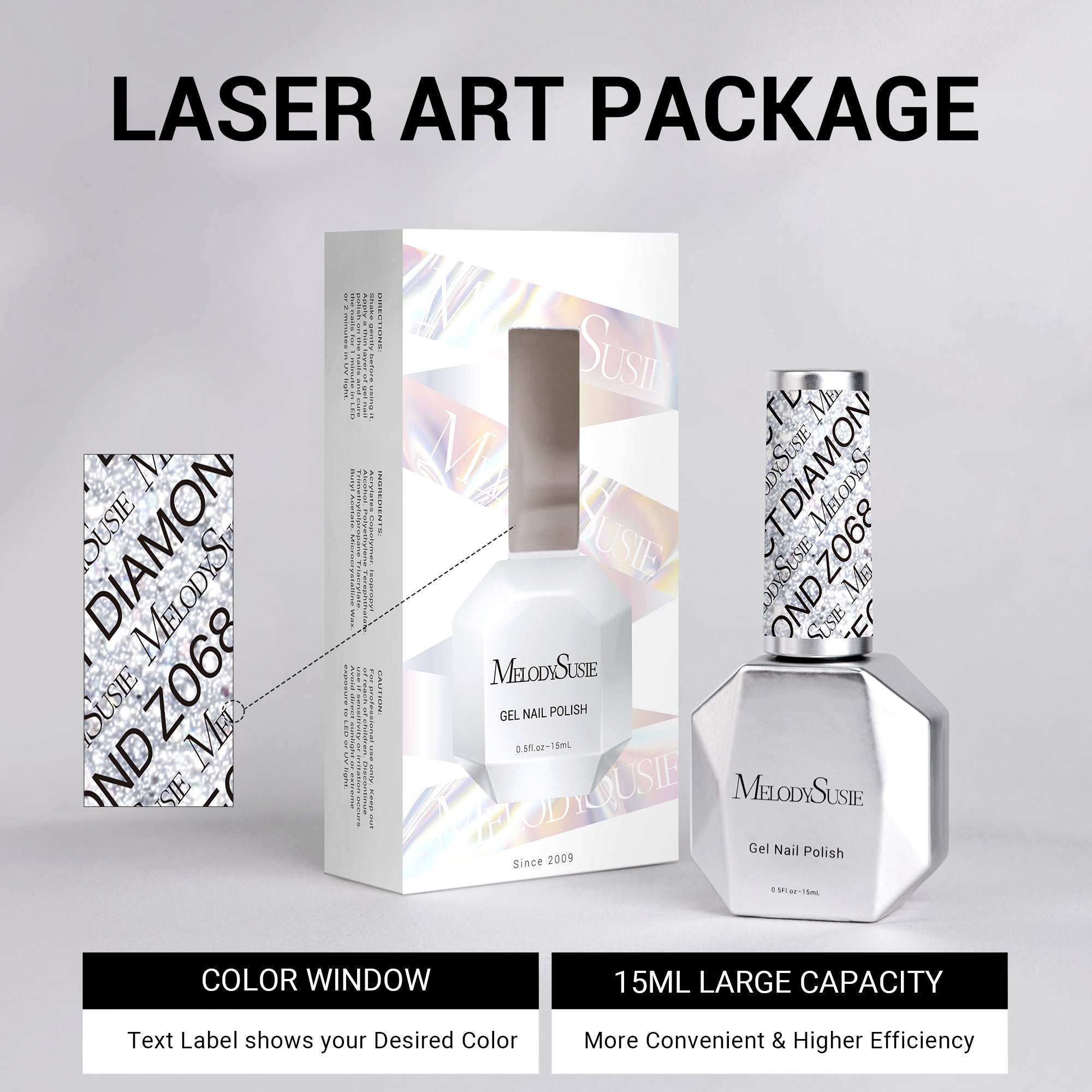 Z068 Perfect Diamond - TPO-Free Thick Gel Nail Polish(15ml)