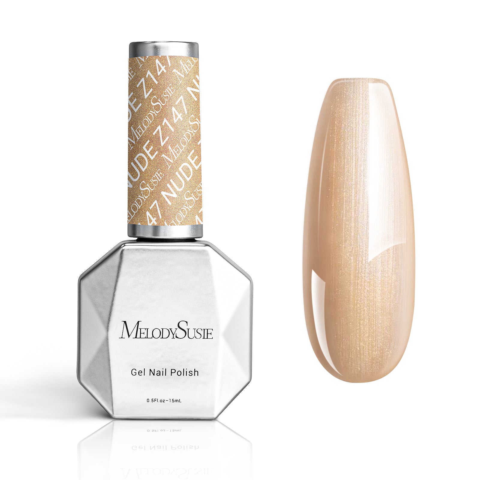 Z147 Sunrise Nude Gold - TPO-Free Thick Gel Nail Polish(15ml)