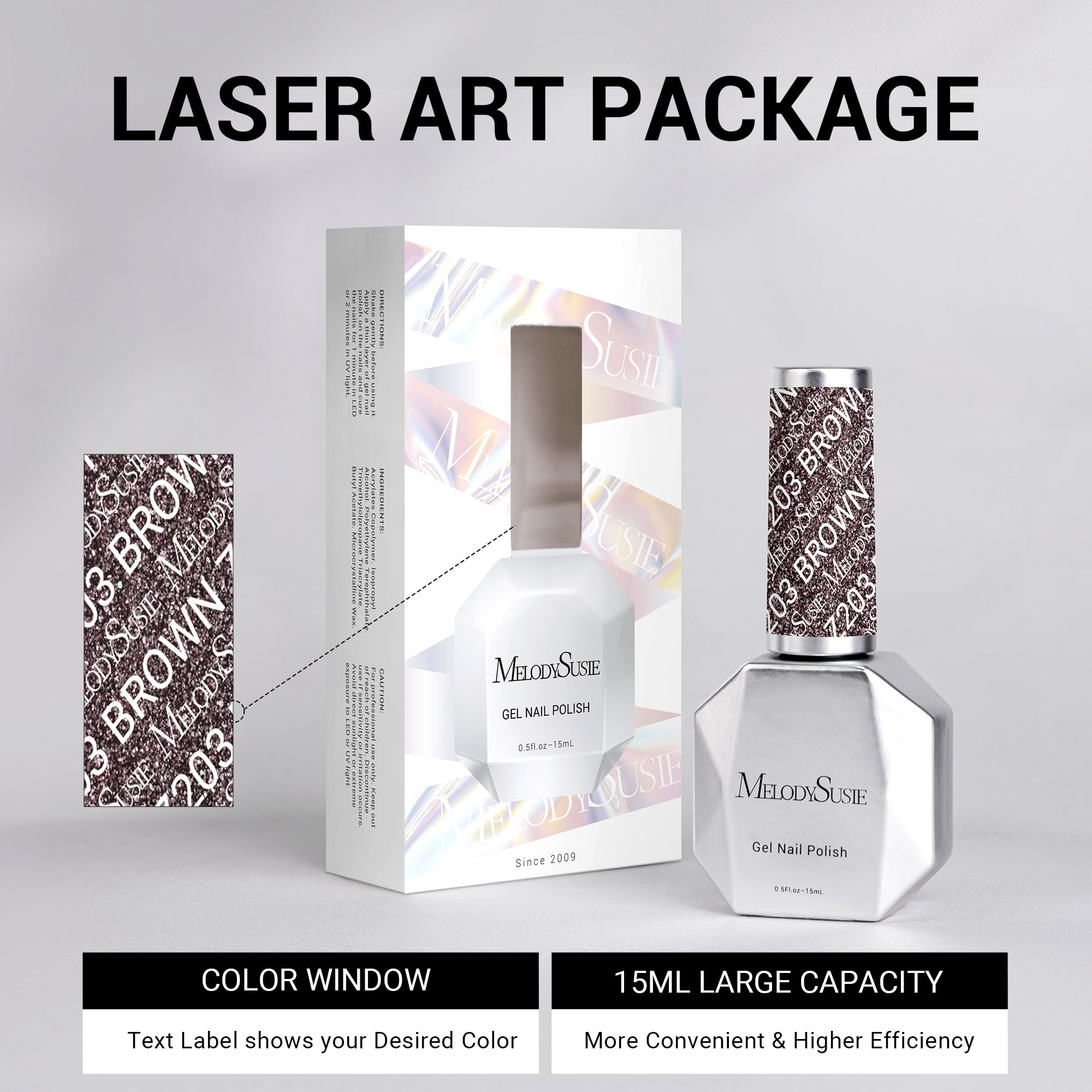 Z203 Saturn Energy Brown - TPO-Free Thick Gel Nail Polish(15ml)