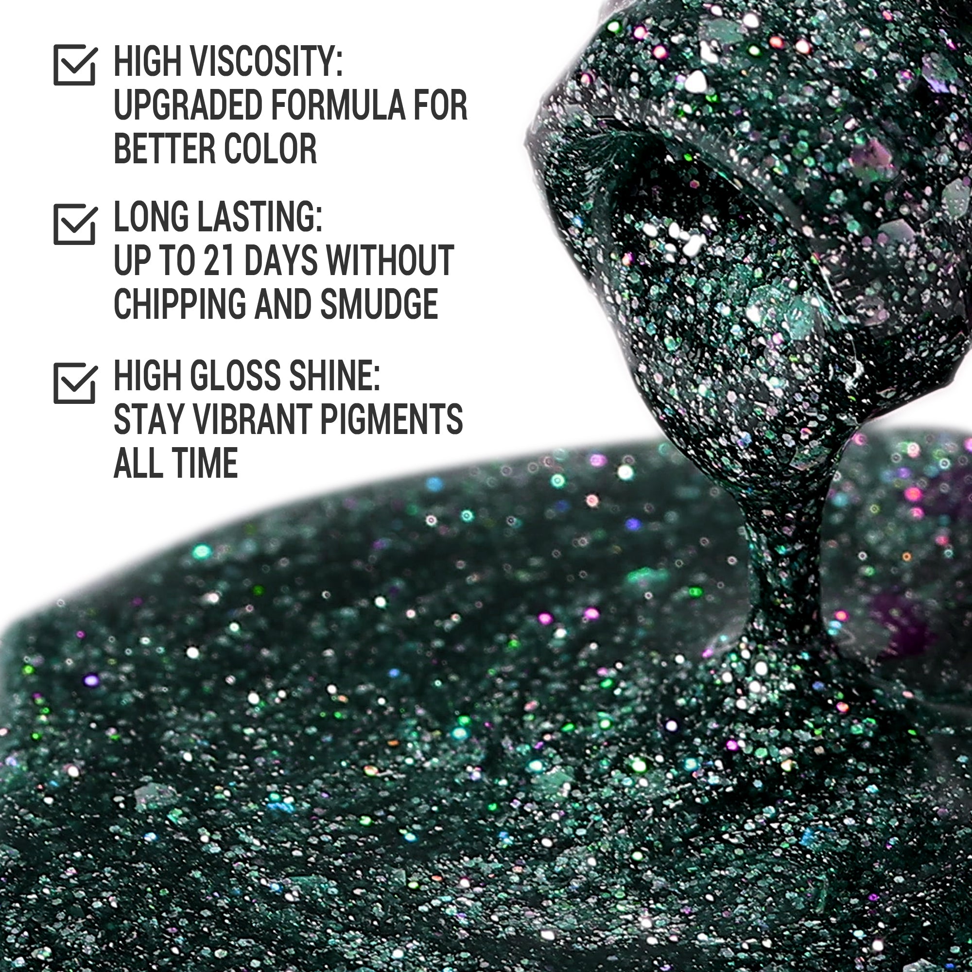 Z215 Forest Green - TPO-Free Thick Gel Nail Polish(15ml)