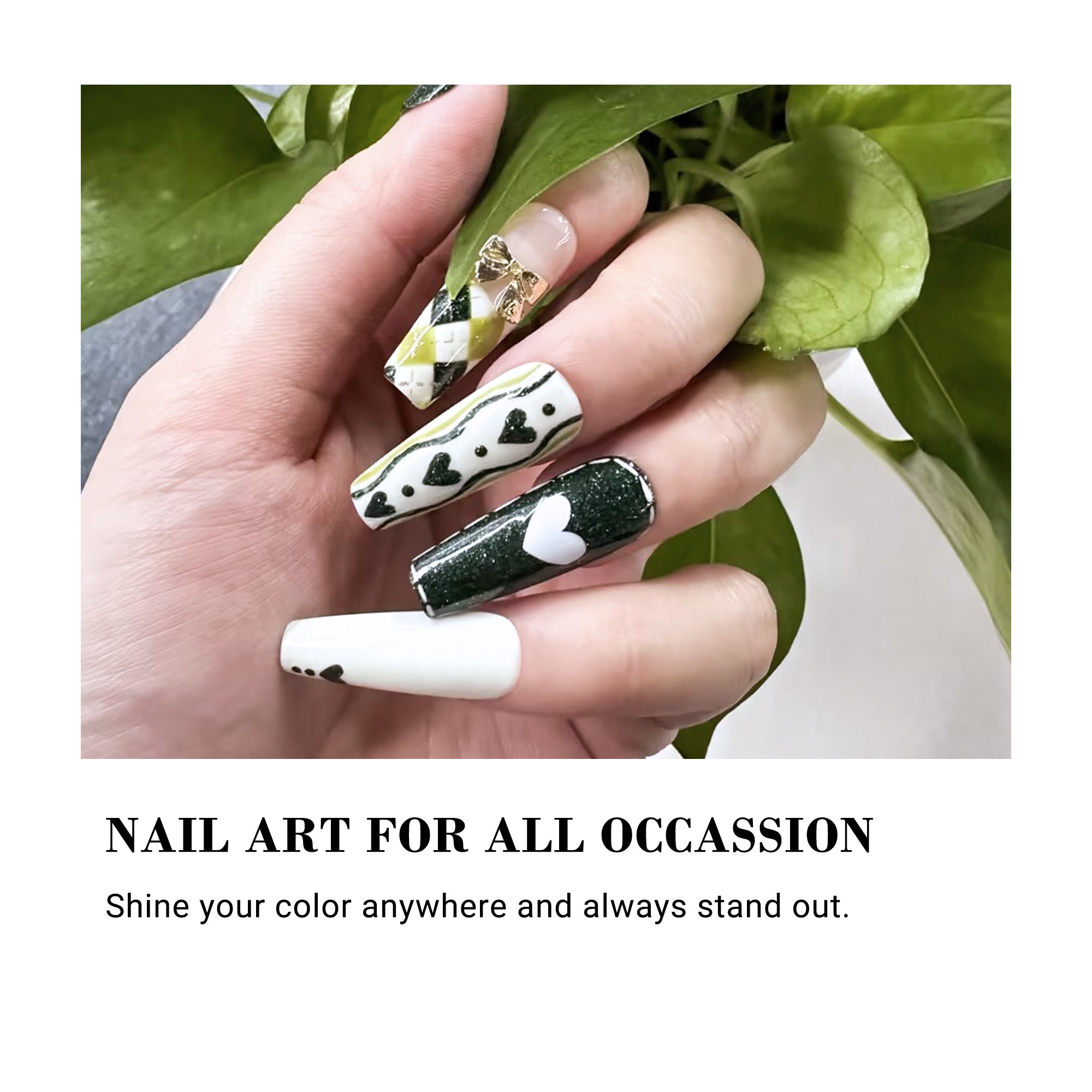 Z215 Forest Green - TPO-Free Thick Gel Nail Polish(15ml)