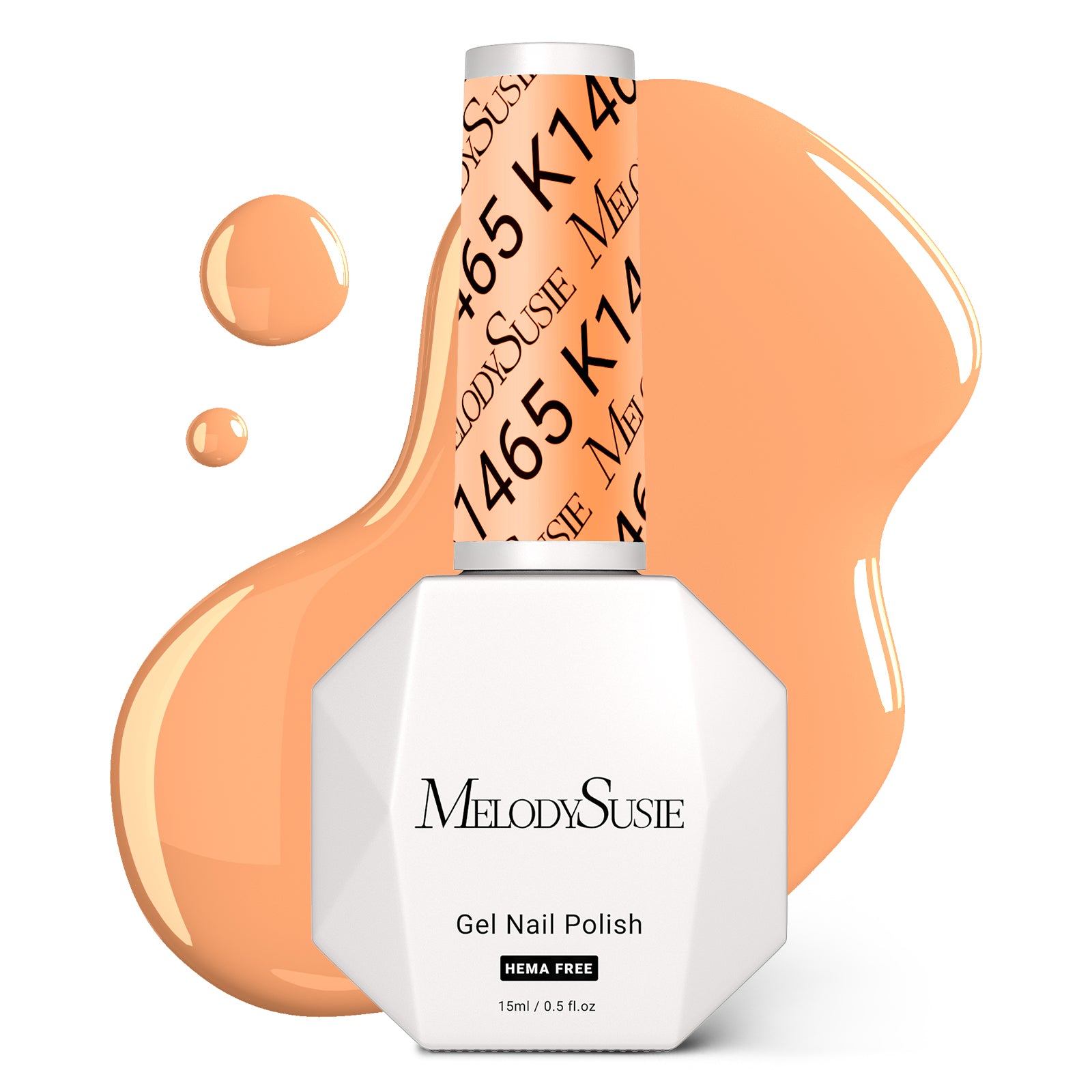 HEMA-Free Gel Nail Polish 0.5 fl oz/15ml - K1465 Thick Light Orange