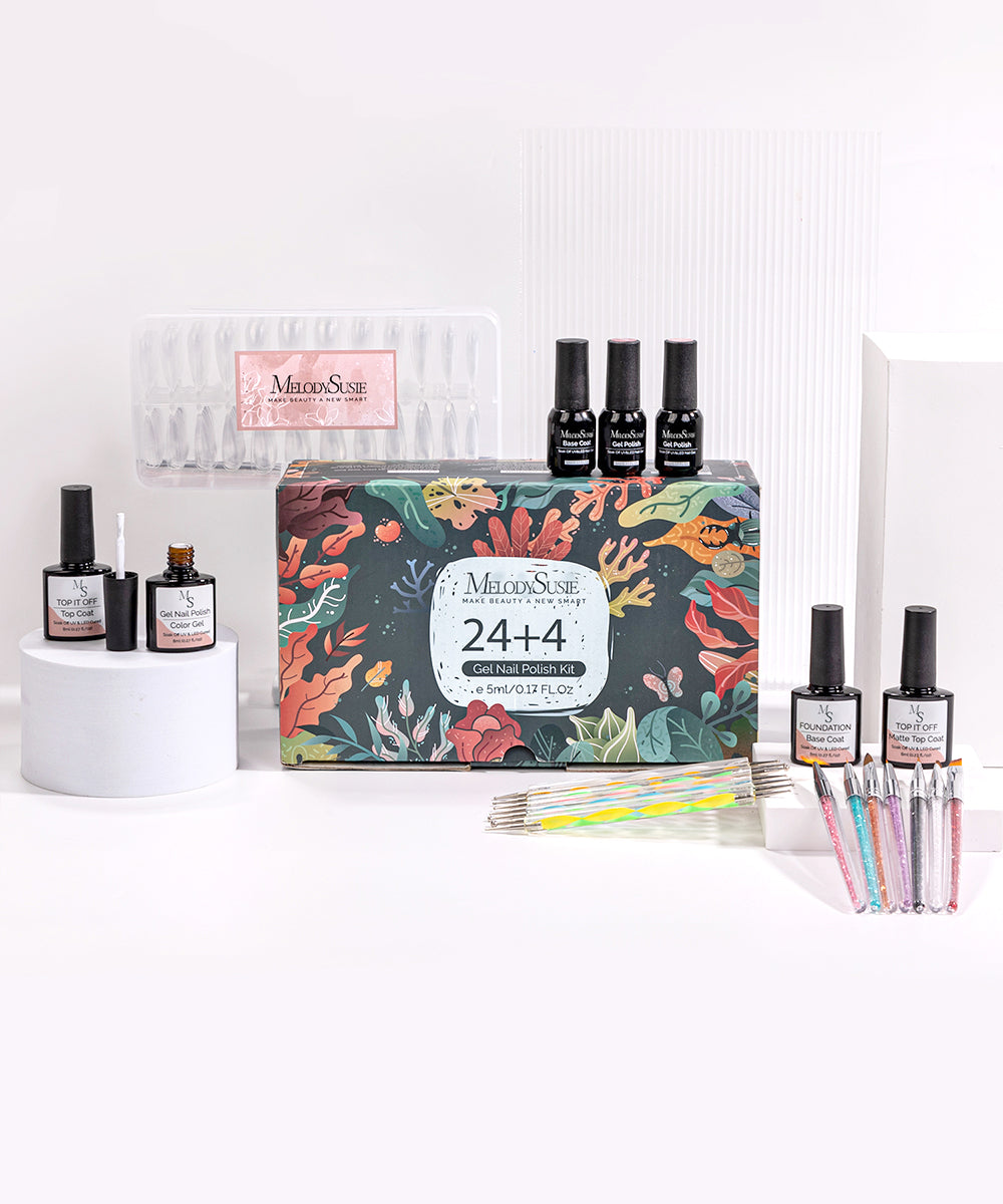 Build Your Own Nail Gel Polish Bundle - Nail Gel Polish, Nail Tips, Nail Brushes, Nail Rhinestones, and more