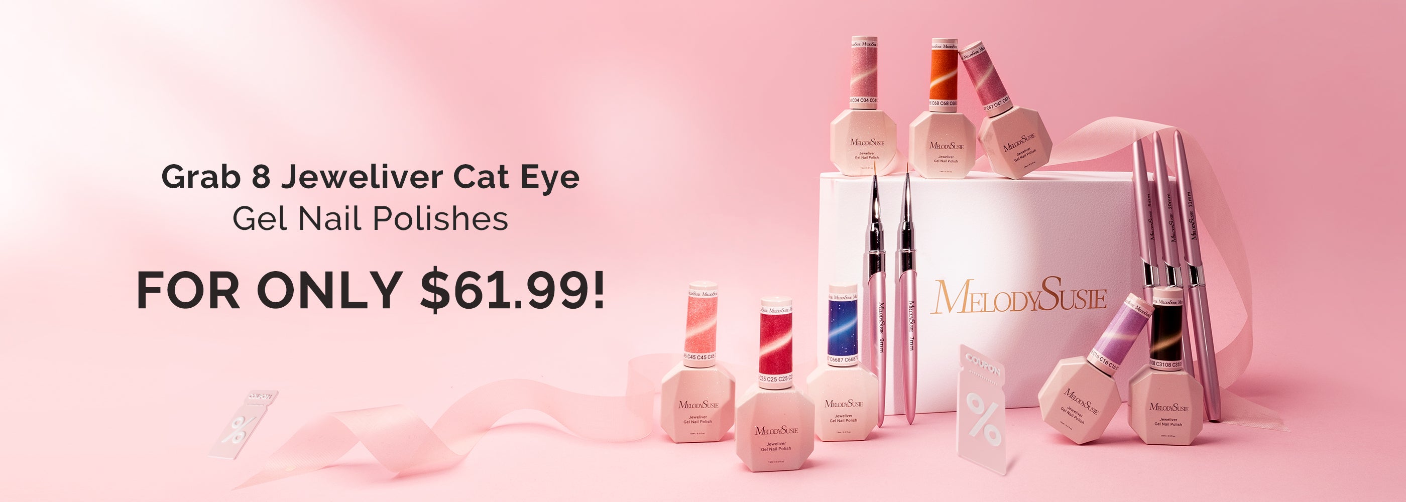 The $61.99 Custom Cat Eye Gel Nail Polish Collection