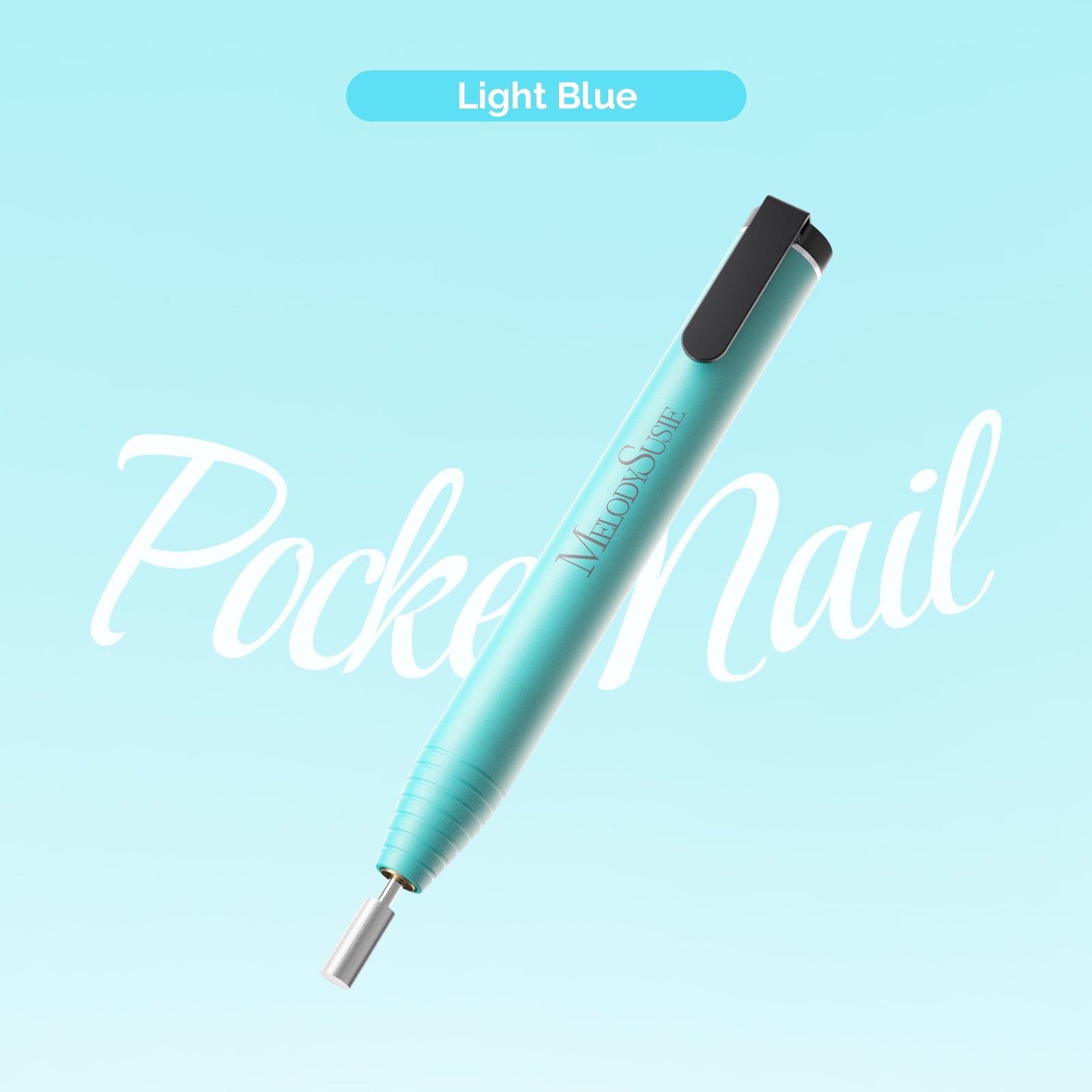 PocketNail PC100GR/PC100G Pen-Shaped Innovative Portable Rechargeable Nail Drill 20,000RPM
