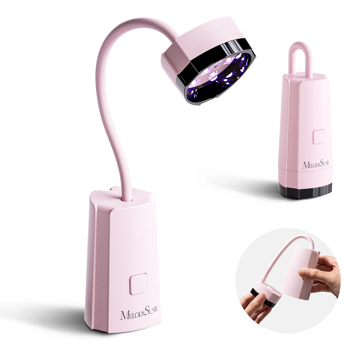 P-Art12A Cordless Motion-Sensor Gooseneck UV Nail Lamp