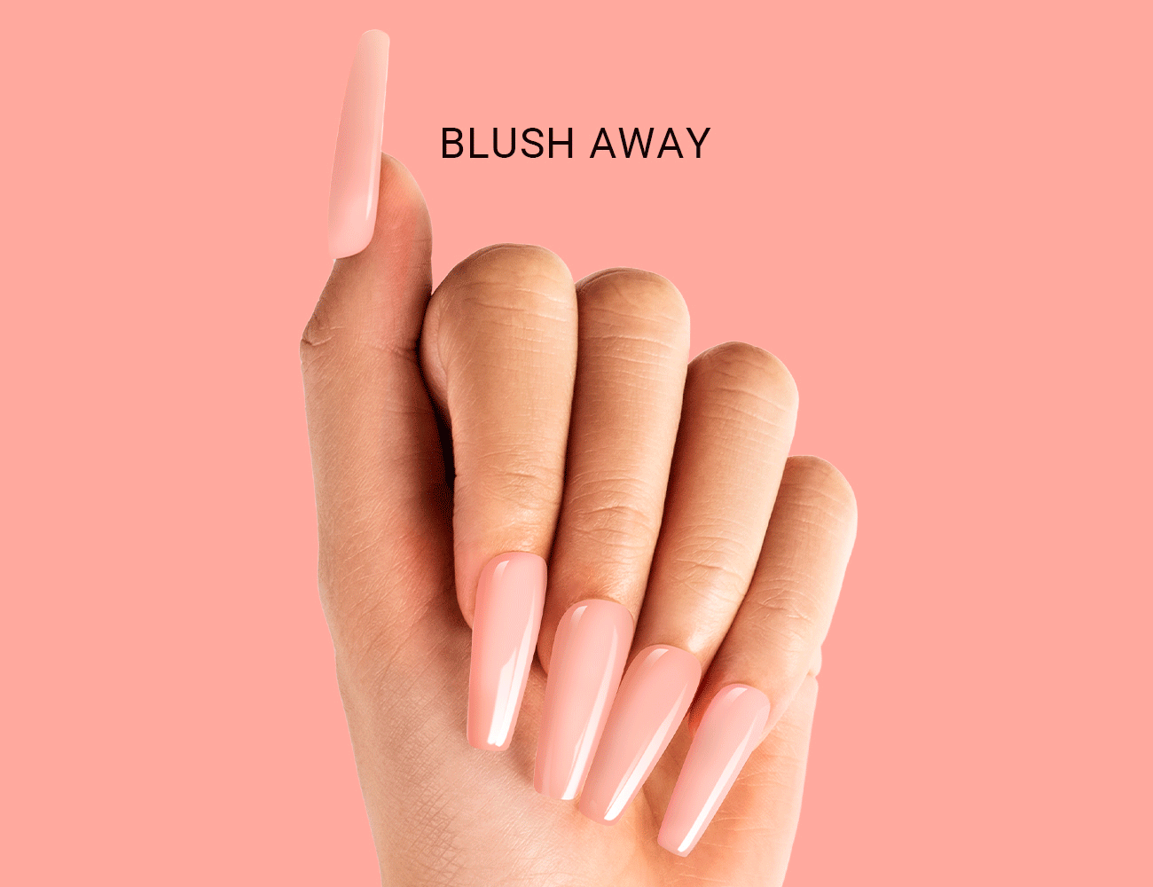five colors of acrylic nail powder | MelodySusie