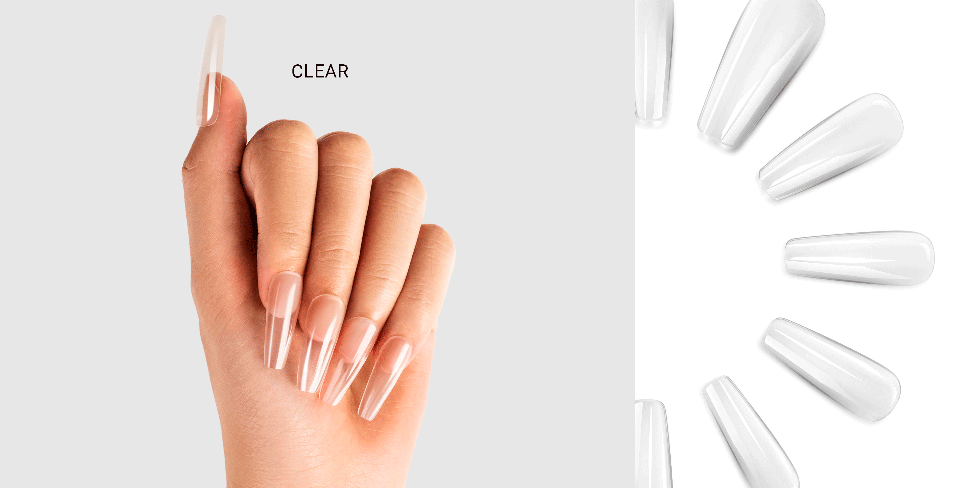 five colors of acrylic nail powder | MelodySusie