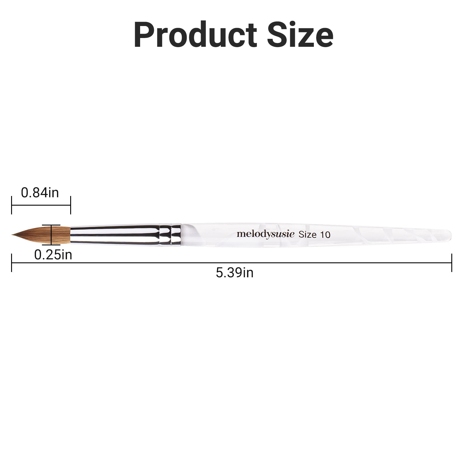 Kolinsky Acrylic Nail Brush