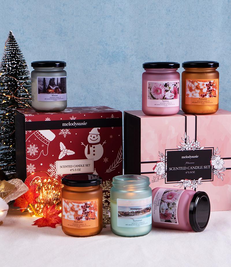 Holiday Scented Candle Gift Set
