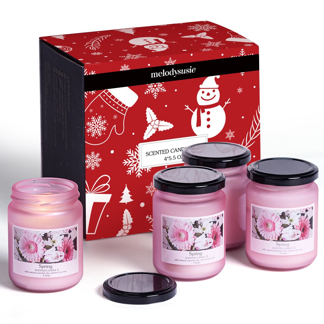 Christmas Seasonal Scented Candle Gift Set