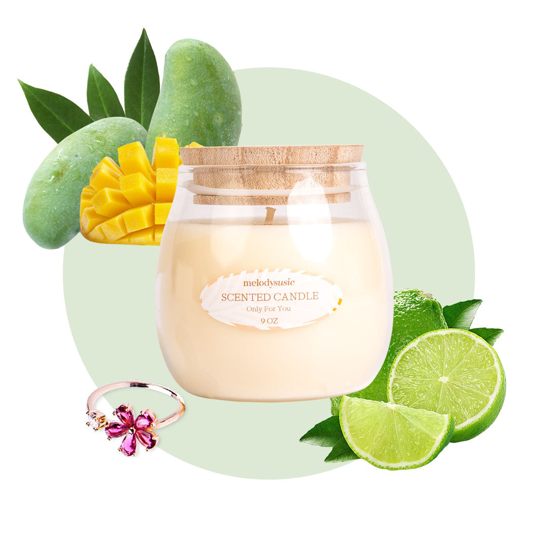 Large Jar Fortune Gift Scented Candles (9 oz)
