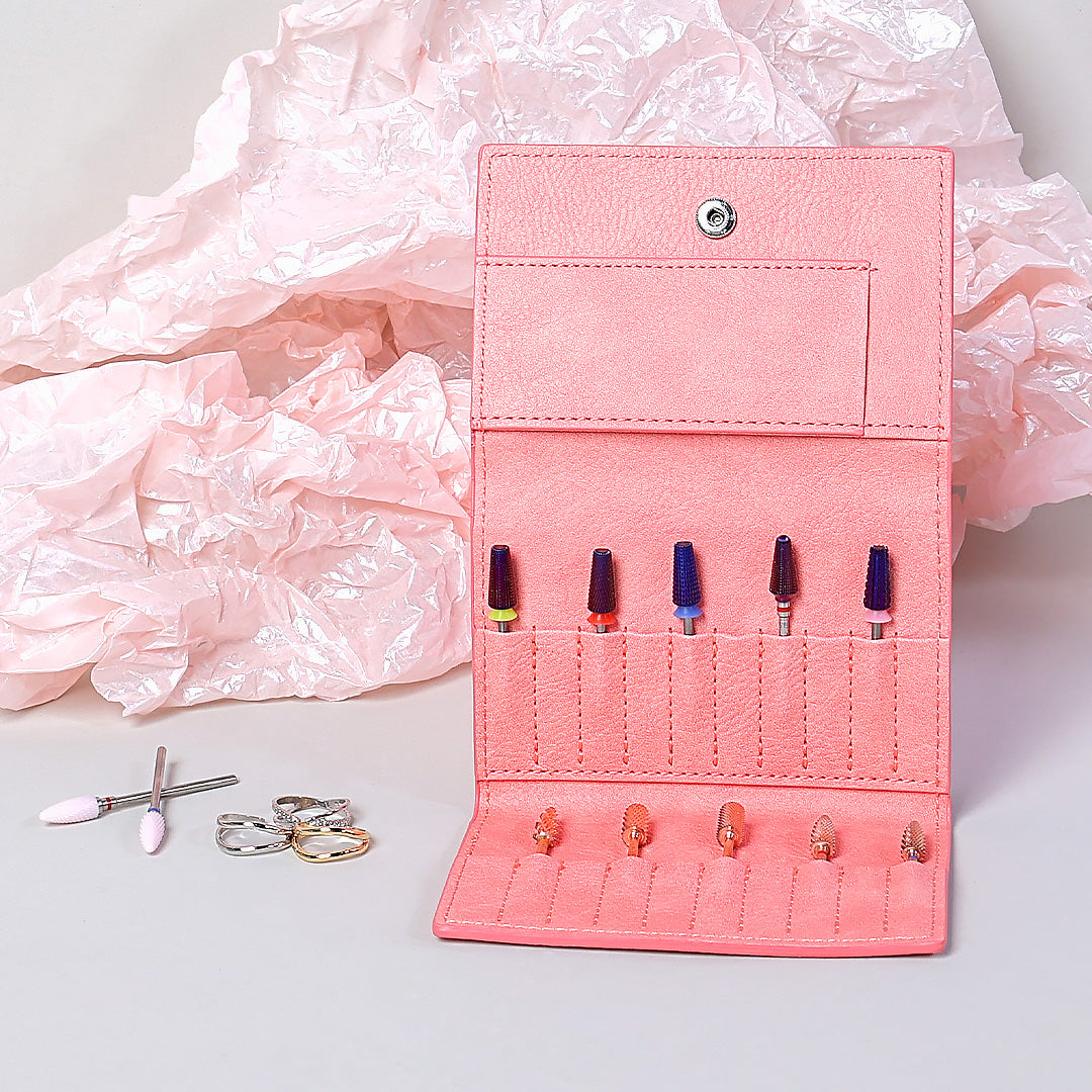 Nail Drill Bit Holder Wallet