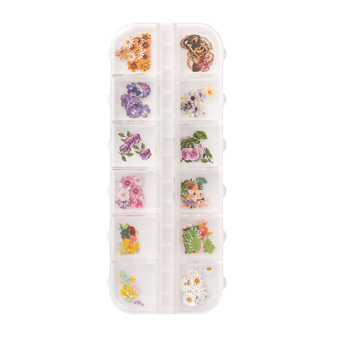 Special Colorful Flower Nail Accessories