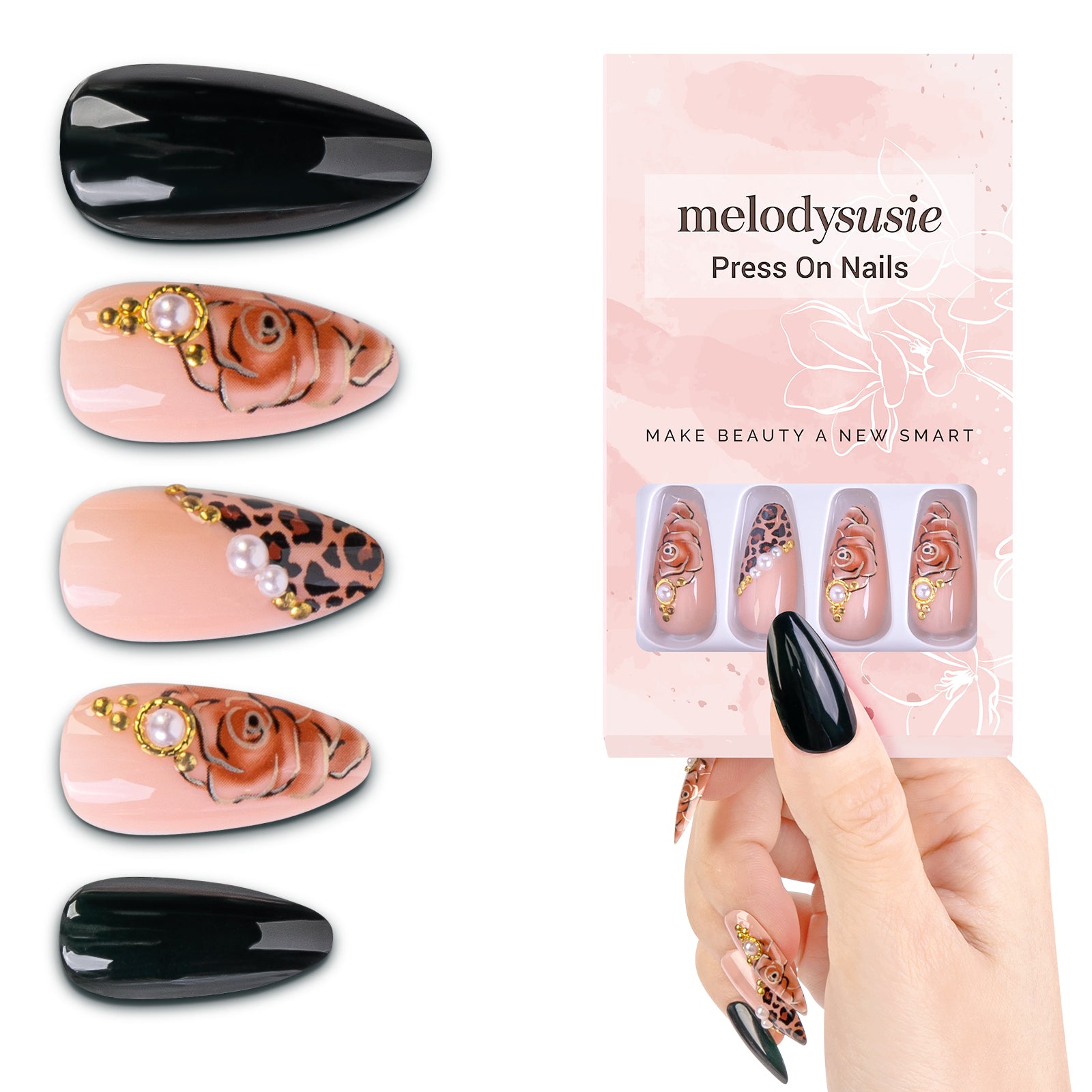 Party Animals Acrylic Press On Nails Kits