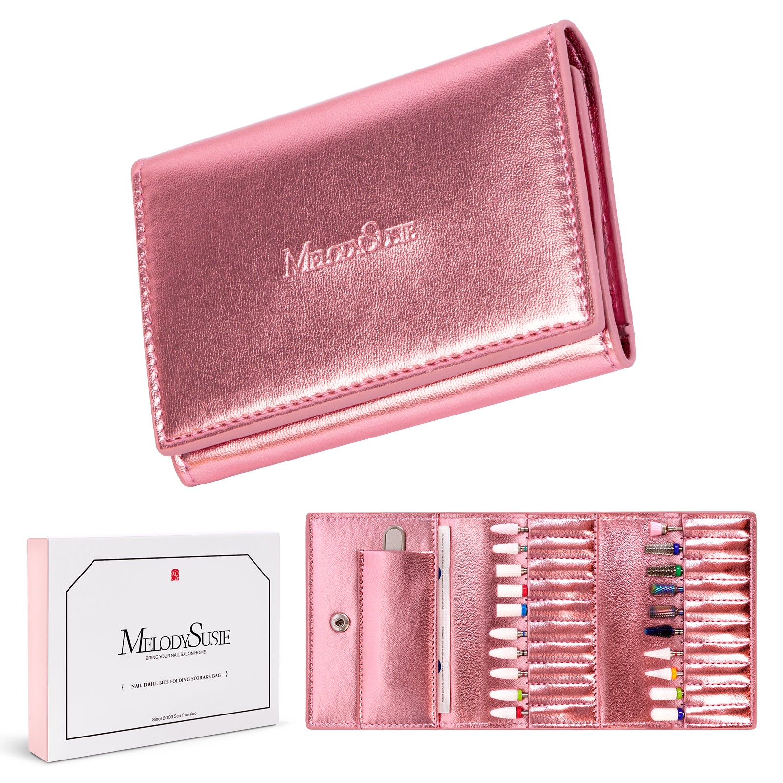 Nail Drill Bit Holder Wallet