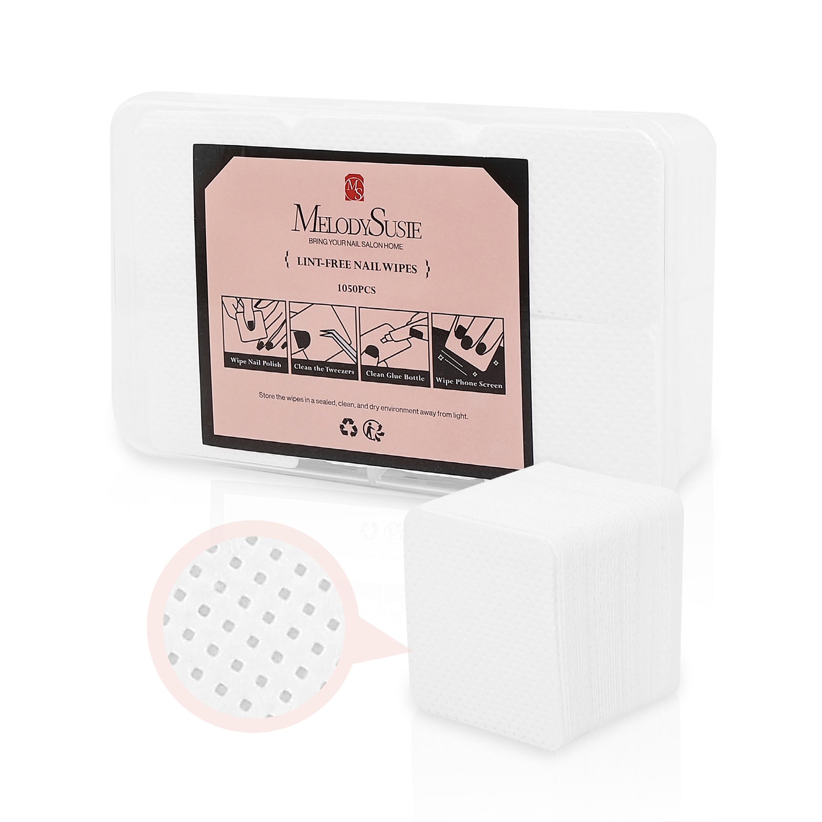 500 Pcs Lint Free Nail Wipes