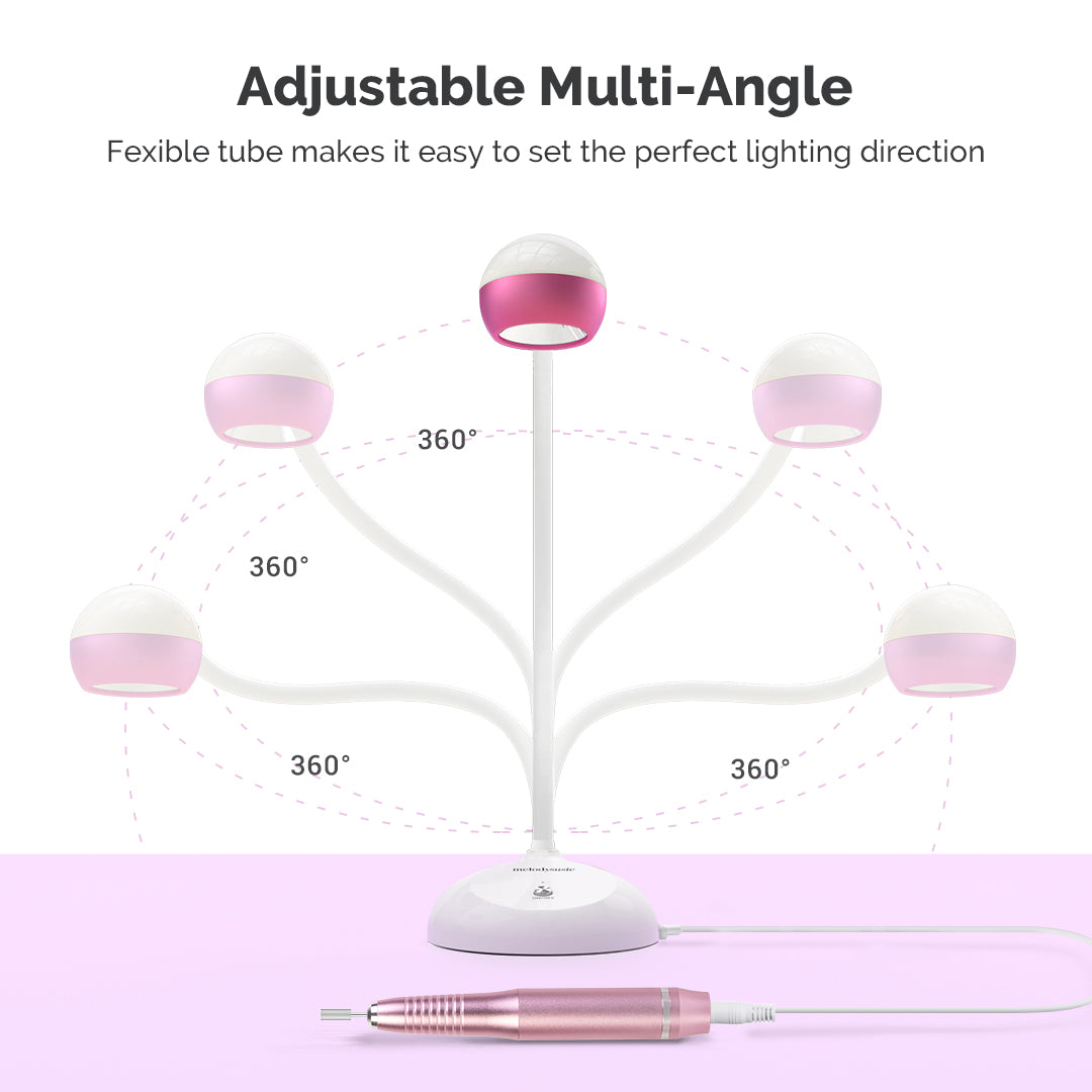 XC150D 3 in 1 Nail Drill with Nail Art Lamp