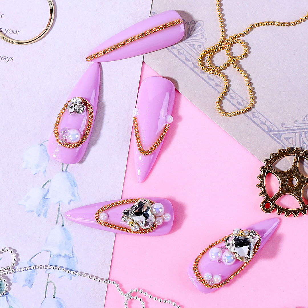 Chic Vibe 3D Nail Decor Chain