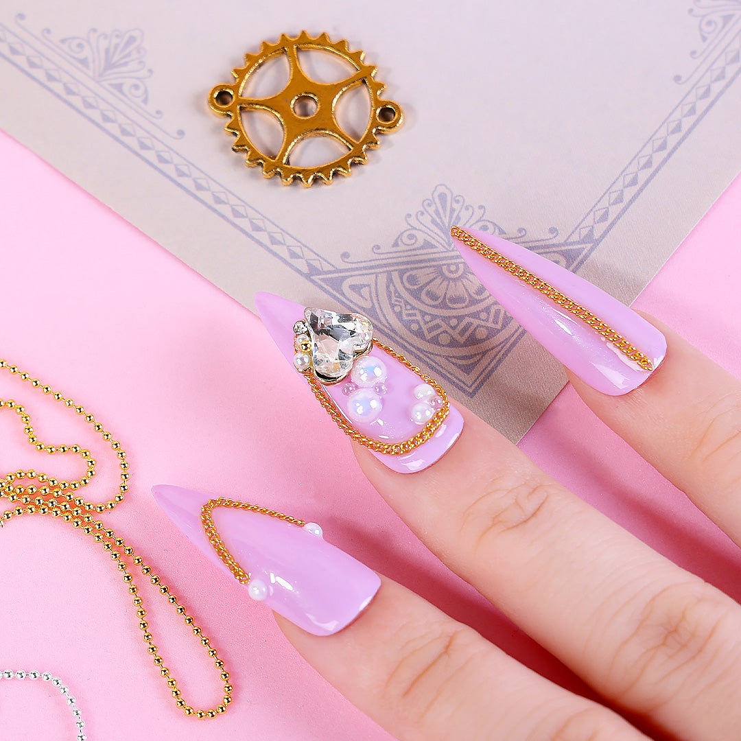 Chic Vibe 3D Nail Decor Chain
