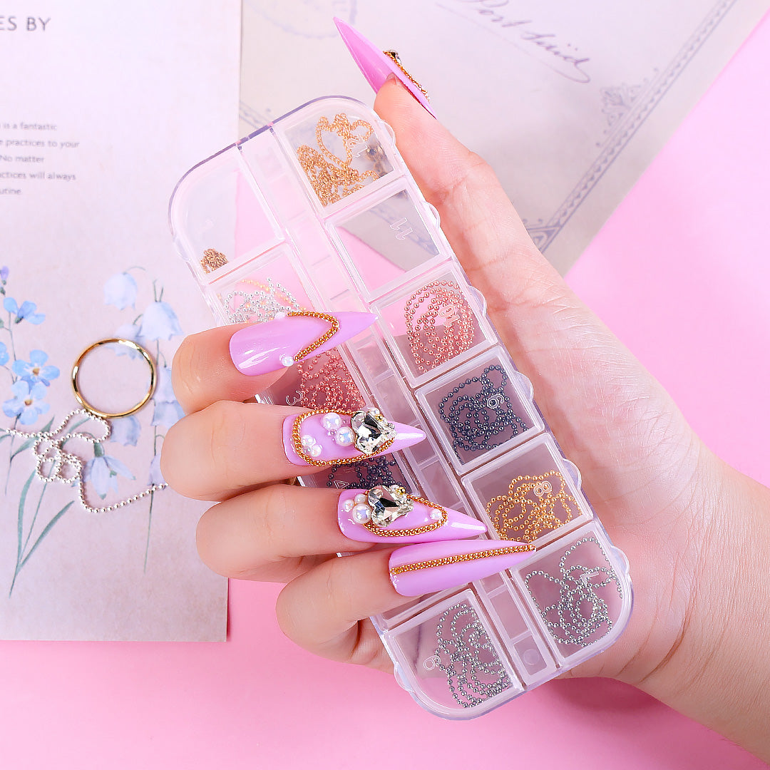 Chic Vibe 3D Nail Decor Chain