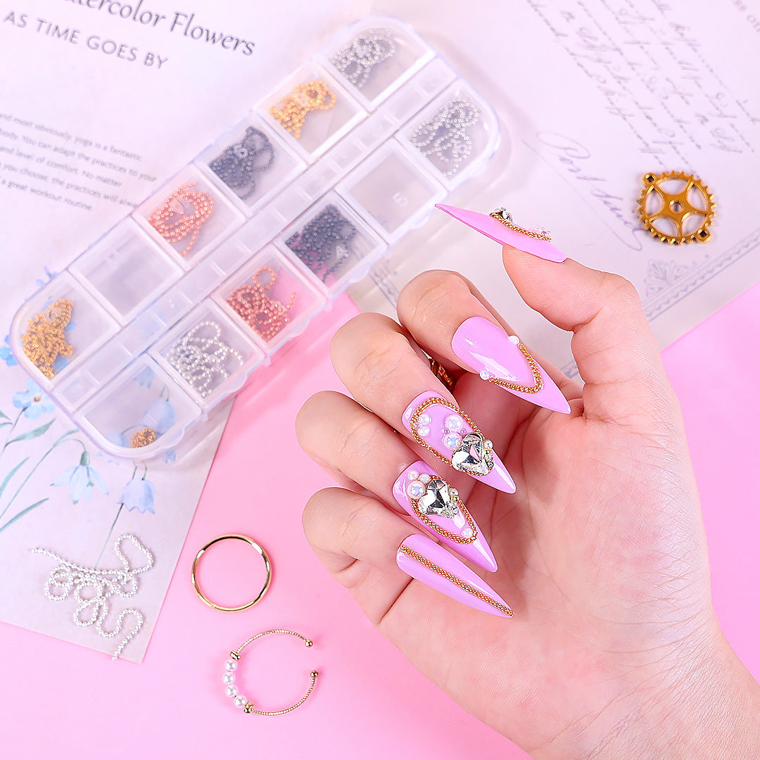 Chic Vibe 3D Nail Decor Chain