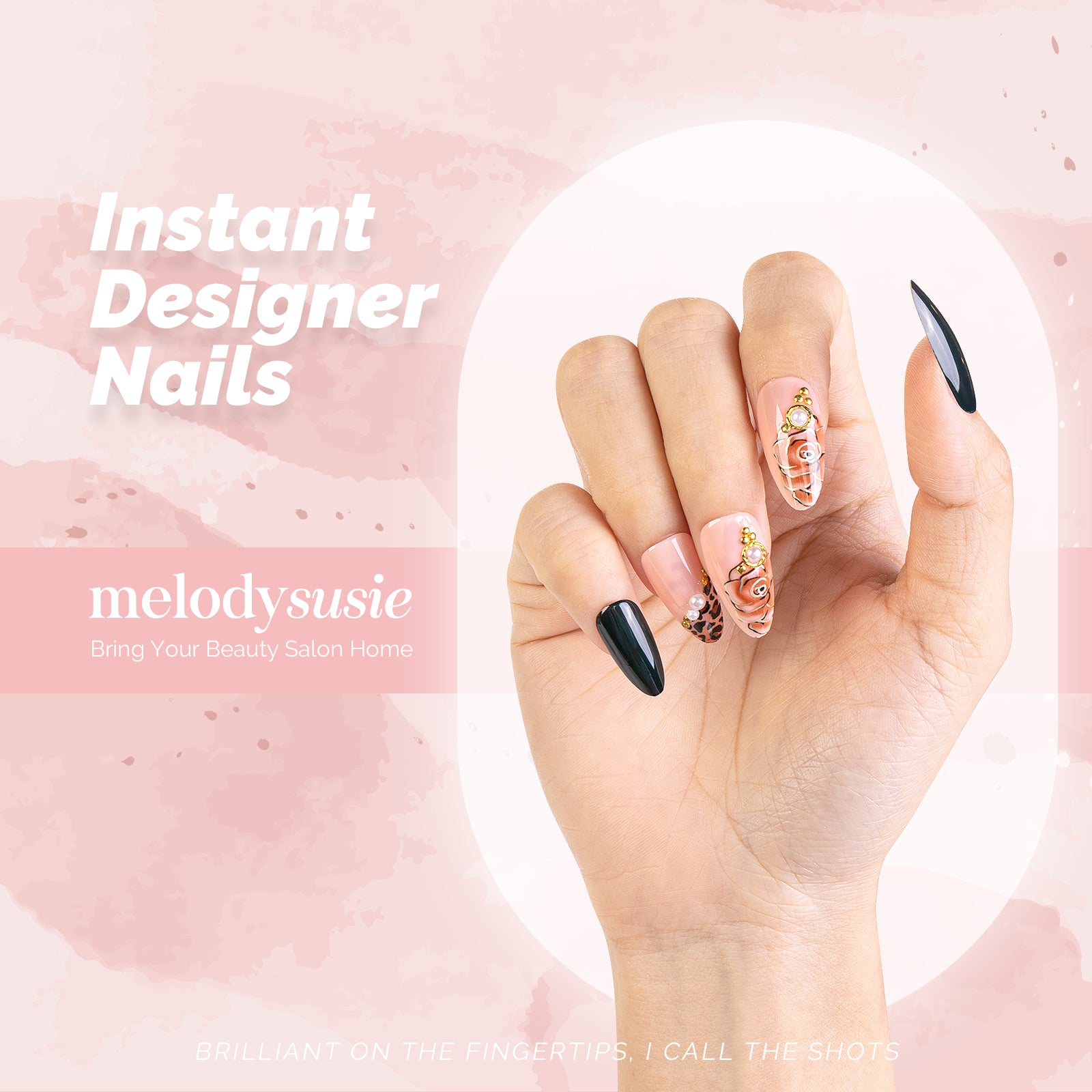 Party Animals Acrylic Press On Nails Kits