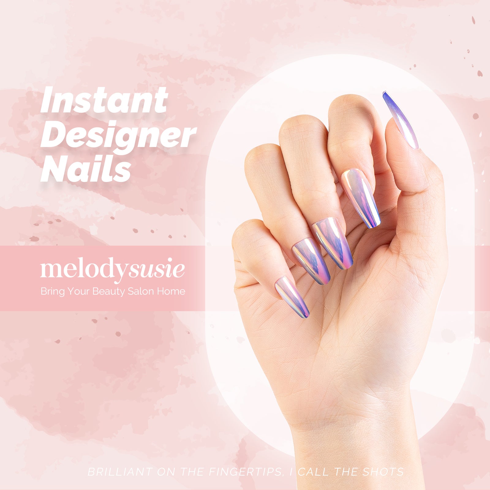 Shining Night Acrylic Press On Nails Kits