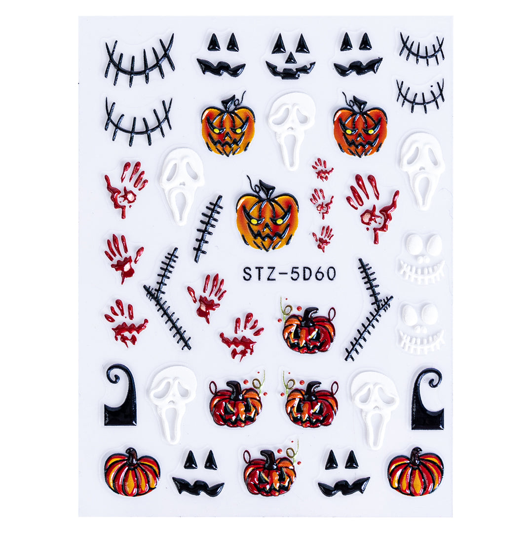 3D Halloween Nail Art Charms