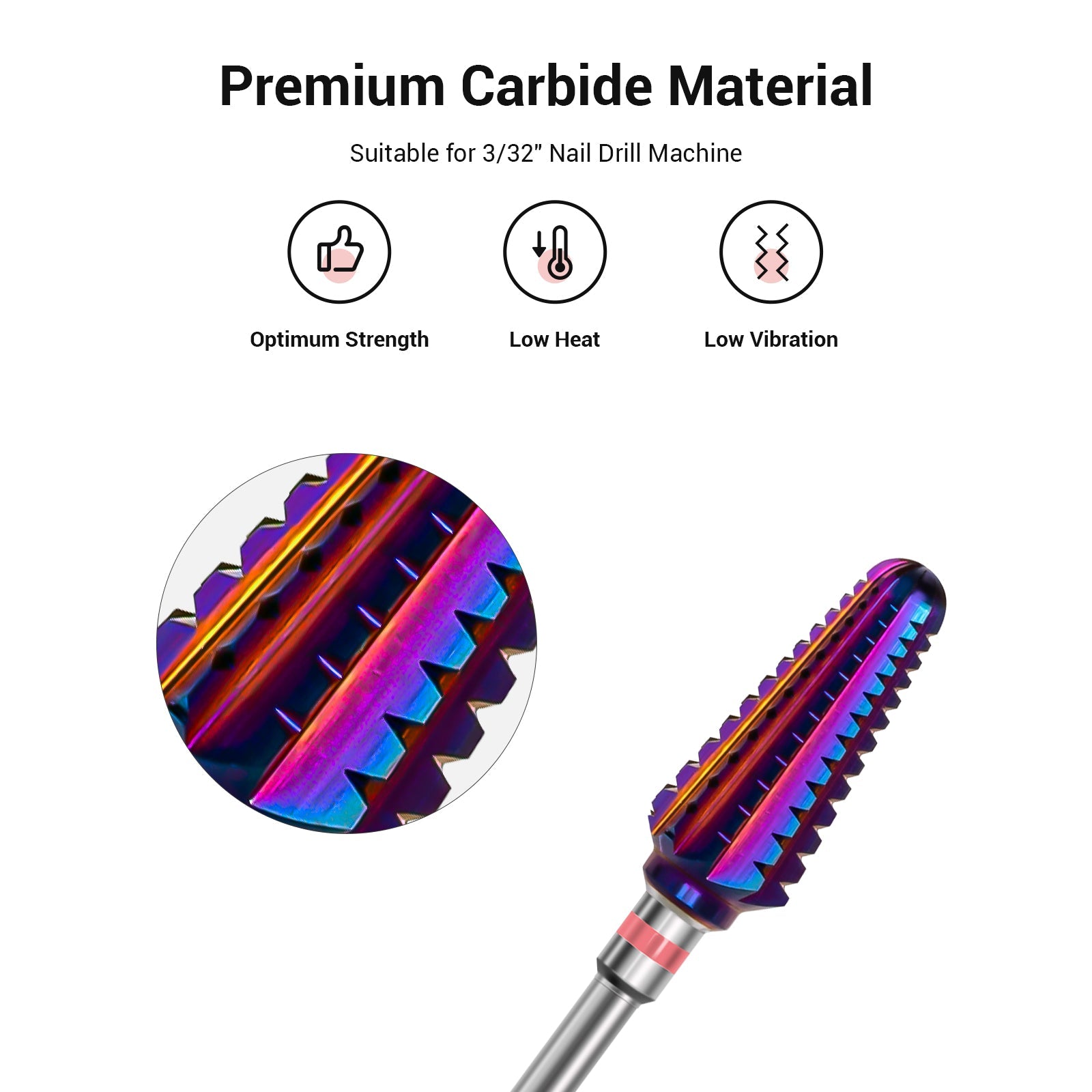 Tornado Tungsten Carbide Nail Drill Bits