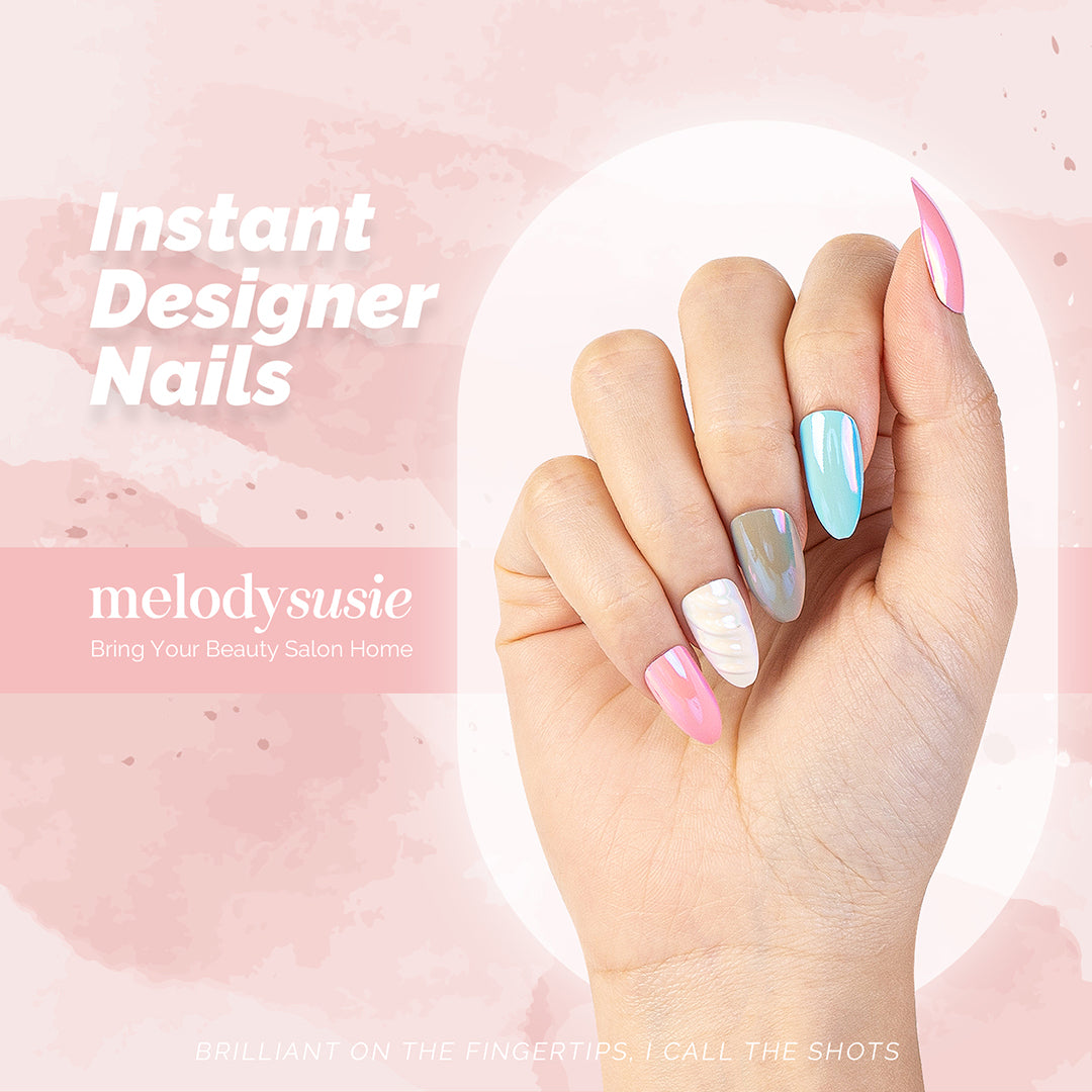 Clear Sky Acrylic Press On Nails Kits