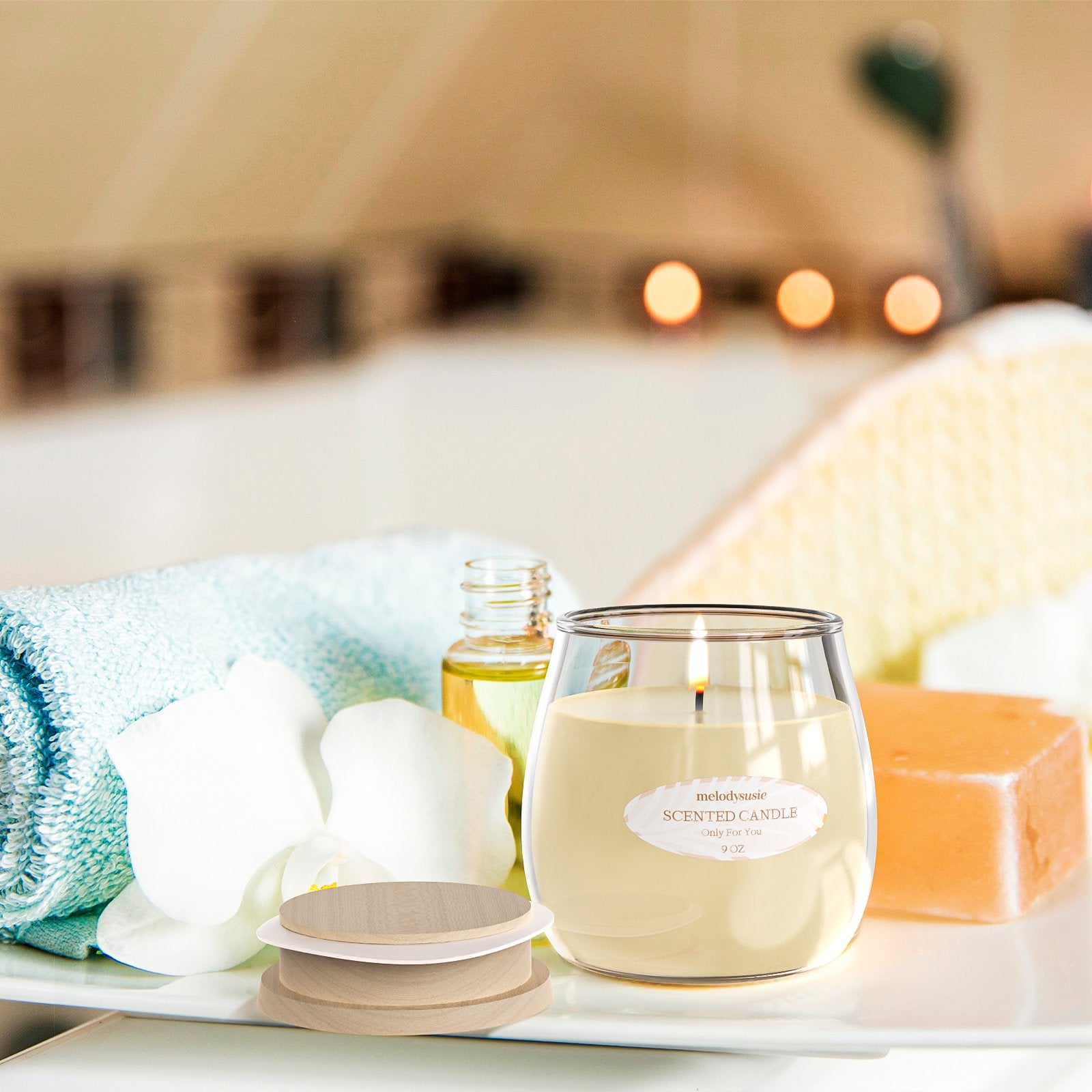 Large Jar Scented Candles Gift Set (9 oz)