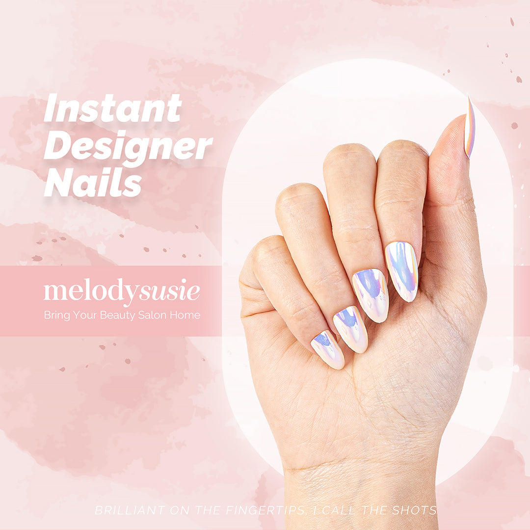 Dazzling Shell Acrylic Press On Nails Kits