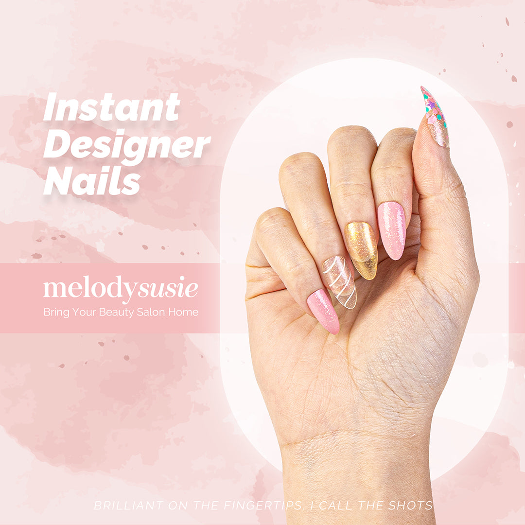 Mermaid Acrylic Press On Nails Kits