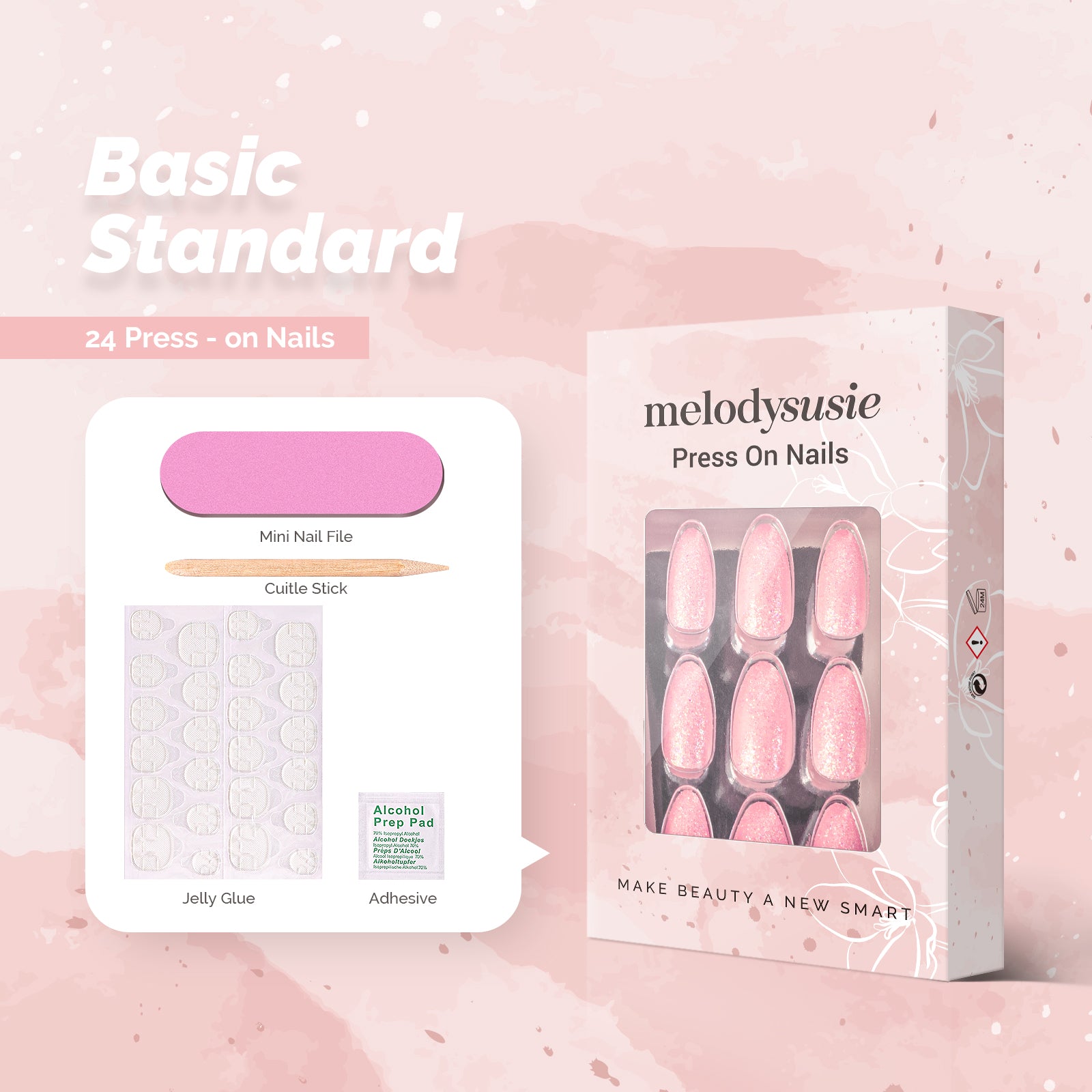 Sweetheart Acrylic Press On Nails Kits