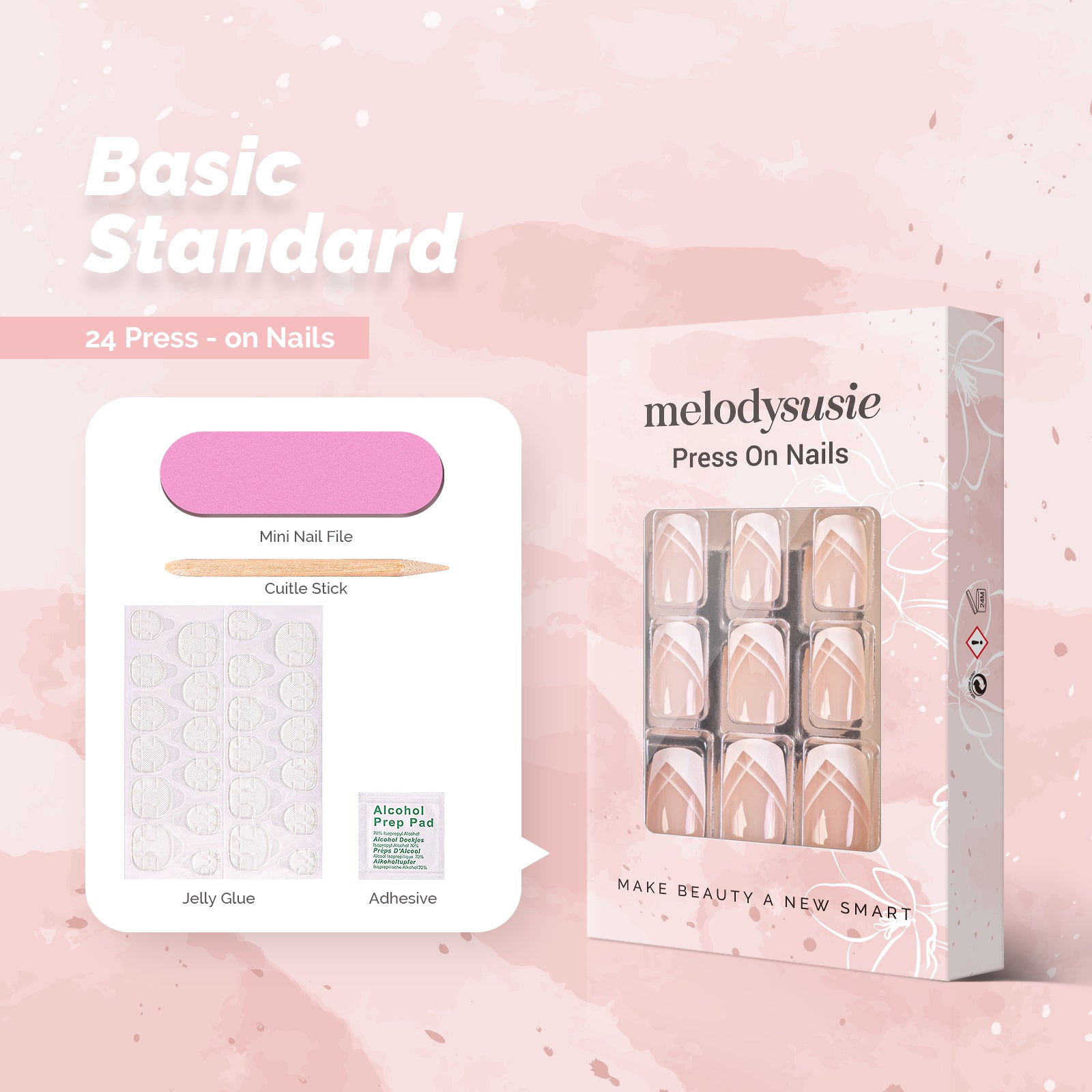 Wedding Dress Acrylic Press On Nails Kits