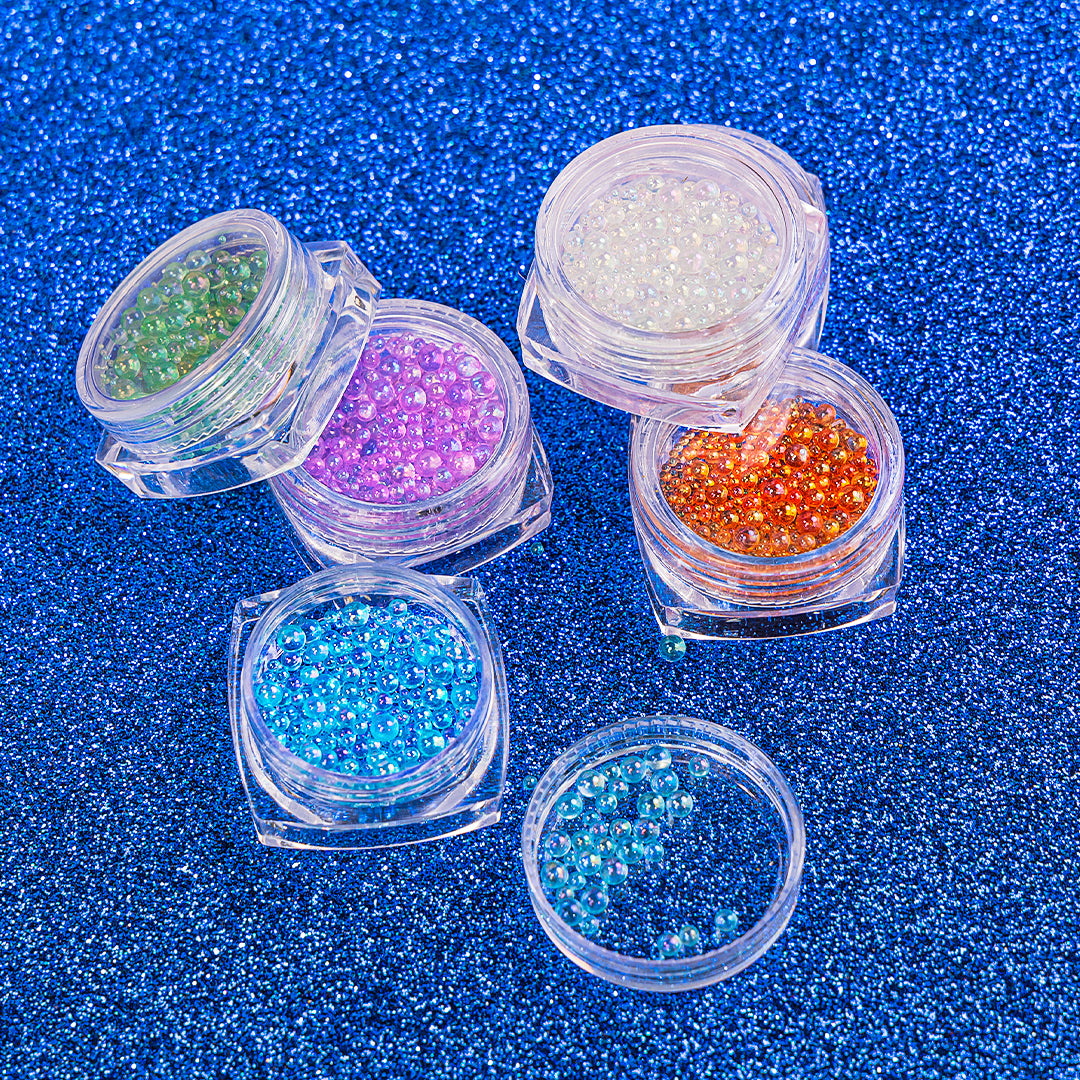 3D Aurora Bubble Design Nail Art Decoration