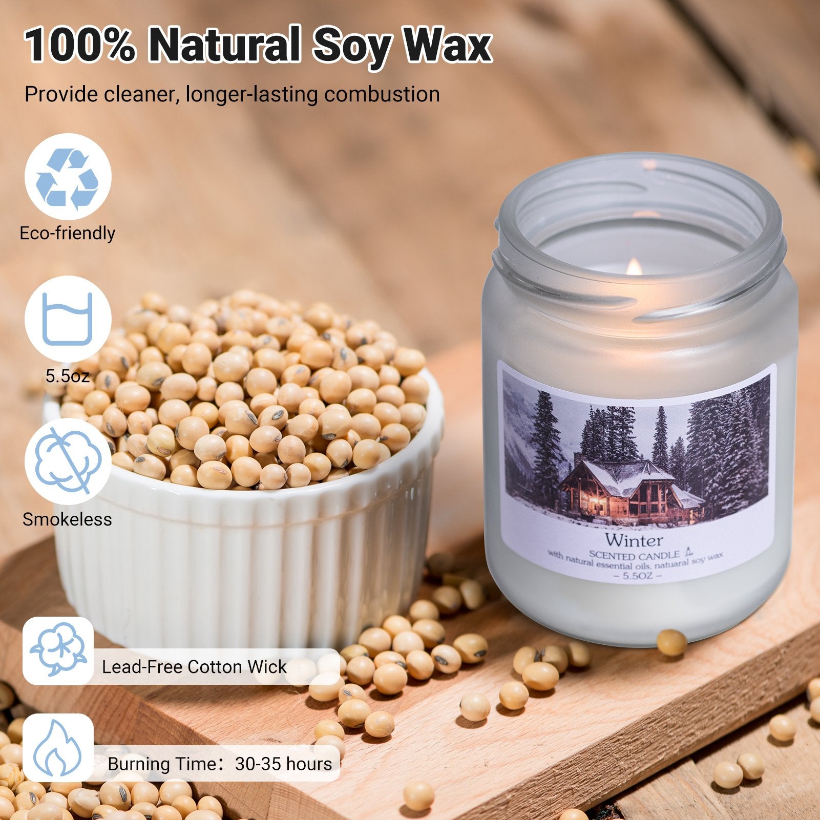 Holiday Scented Candle Gift Set